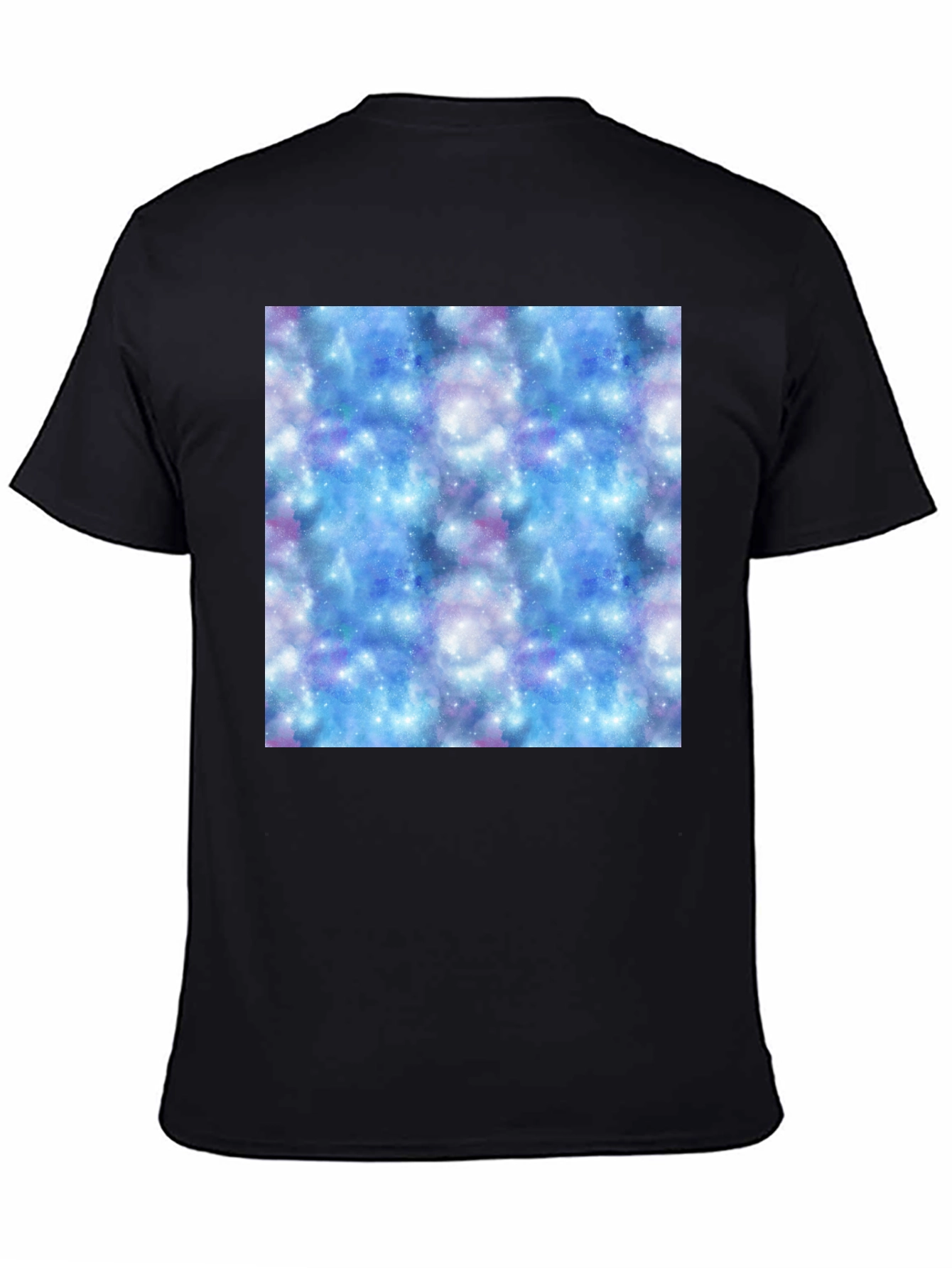 Galaxy Print Black T-Shirt