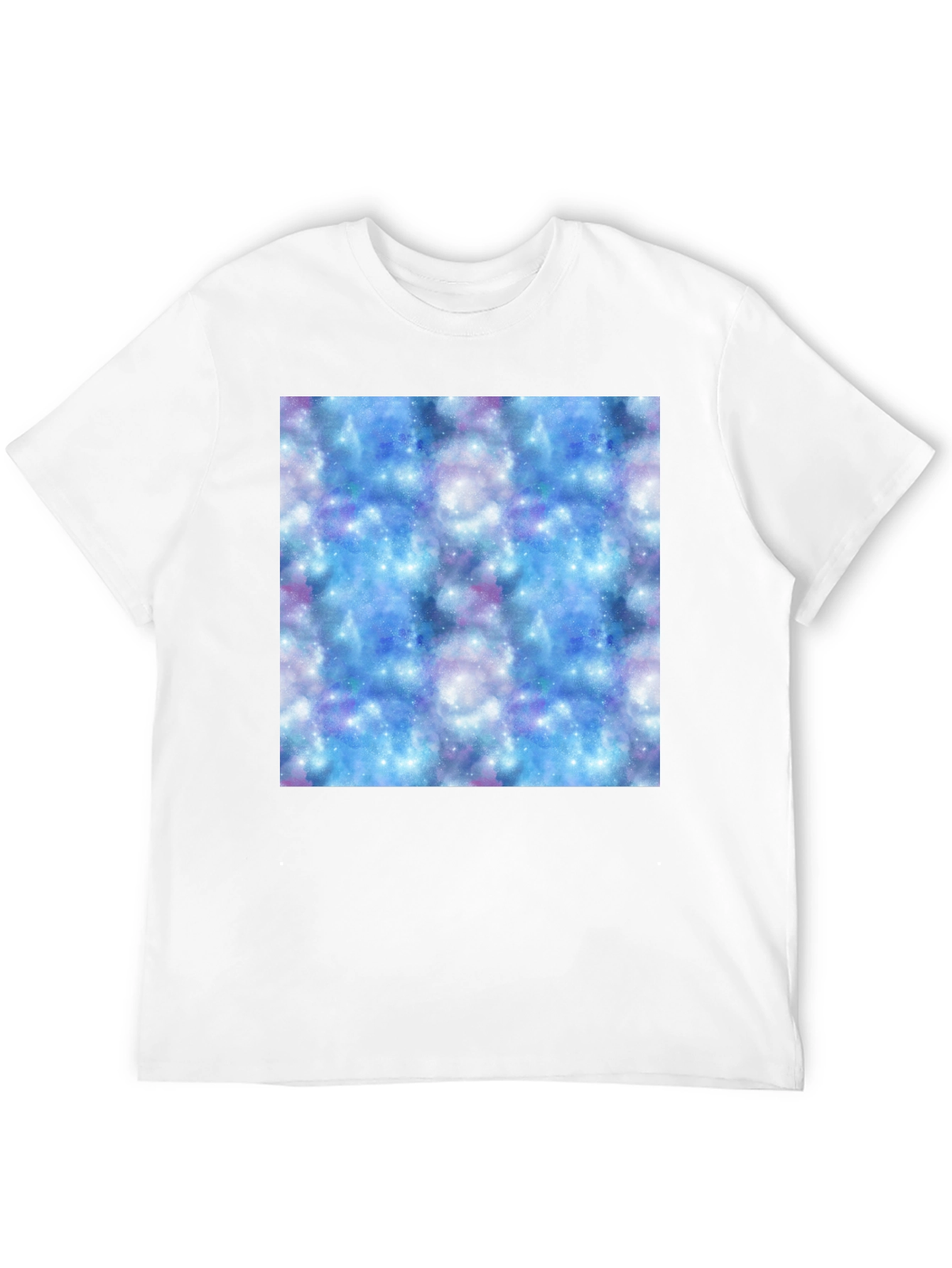Galaxy Print Black T-Shirt
