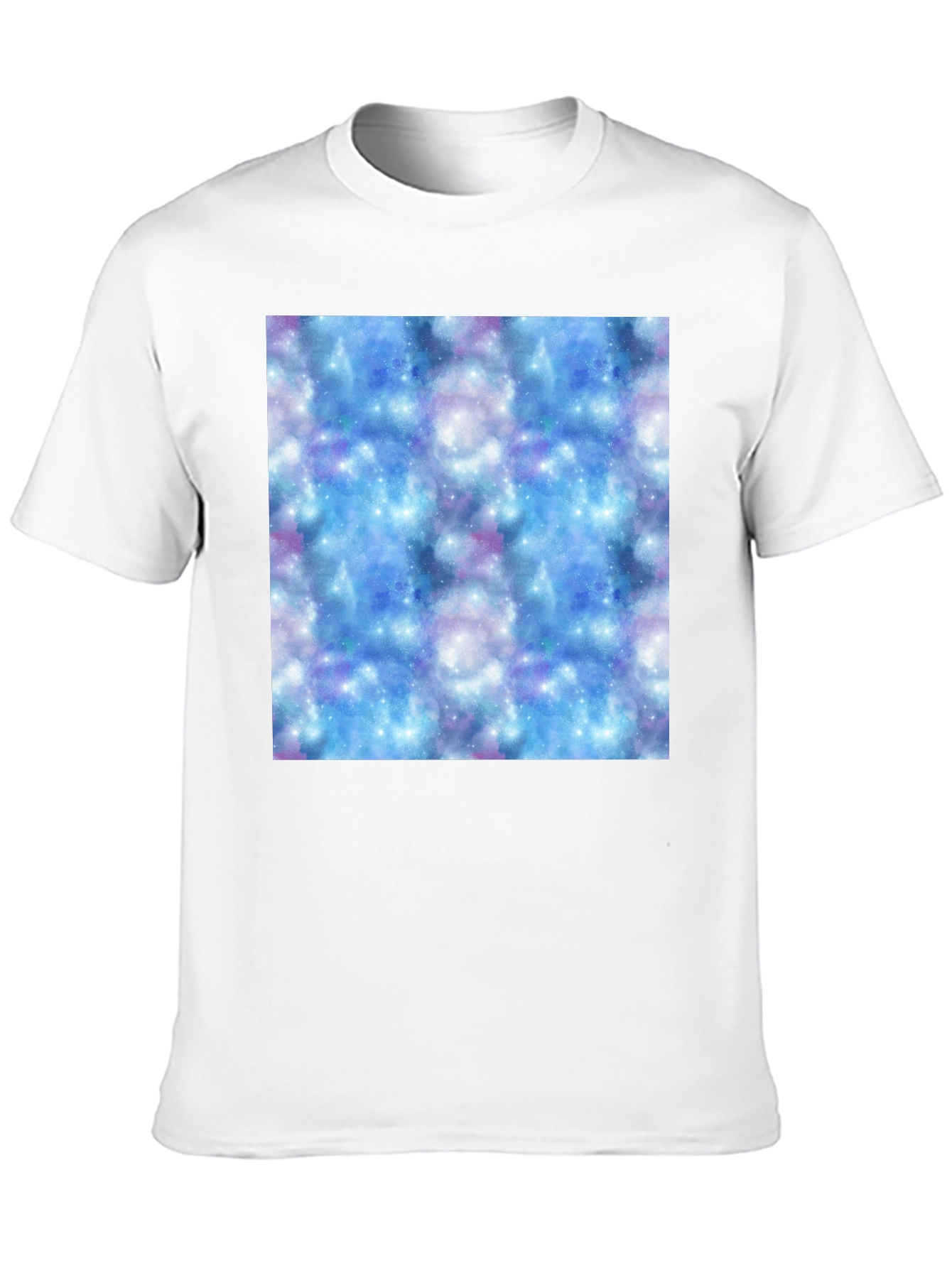 Galaxy Print Black T-Shirt