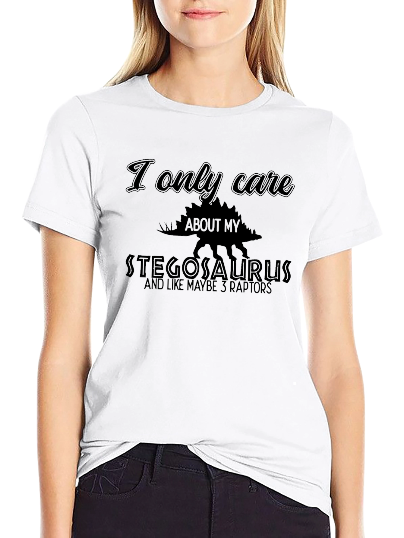 Stegosaurus T-Shirt - Dinosaur Lover Tee