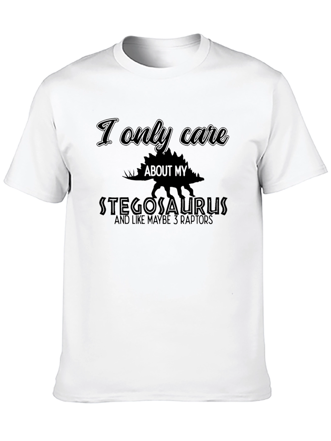 Stegosaurus T-Shirt - Dinosaur Lover Tee