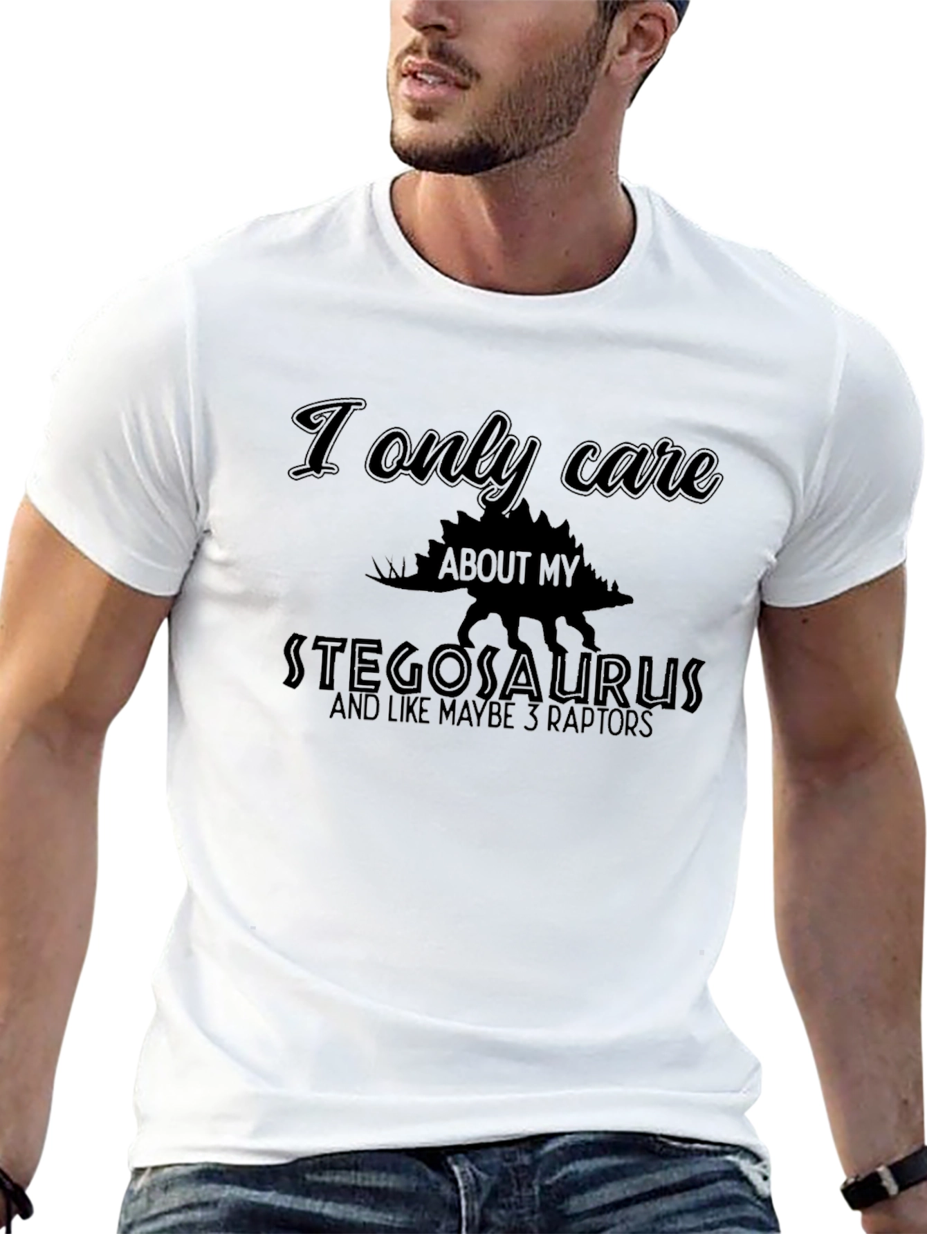 Stegosaurus T-Shirt - Dinosaur Lover Tee