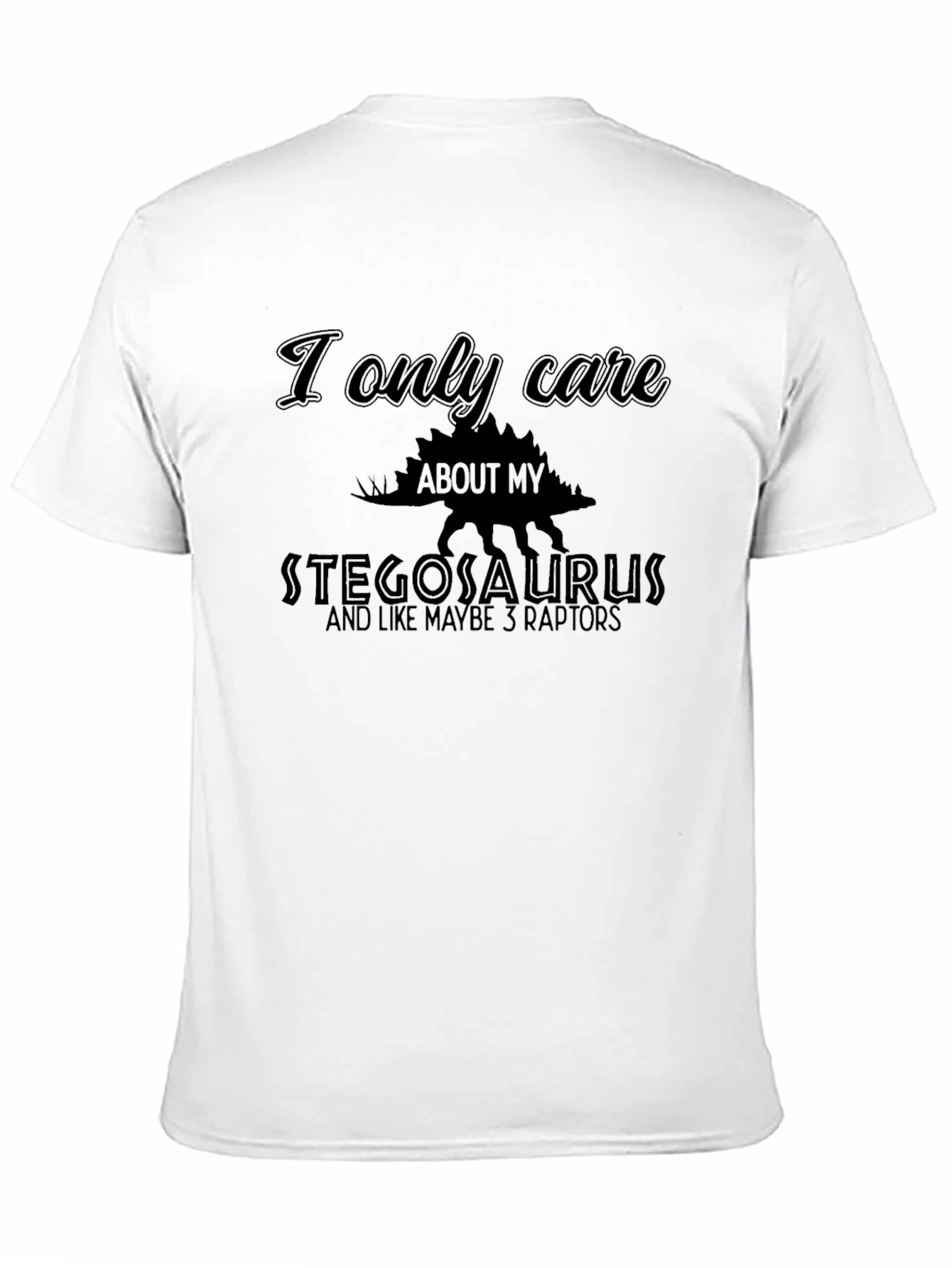 Stegosaurus T-Shirt - Dinosaur Lover Tee