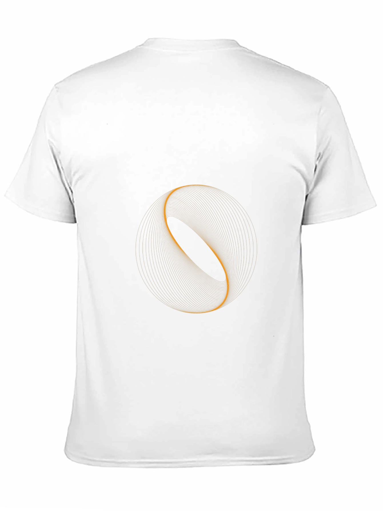 Abstract Geometric Graphic Tee - Black