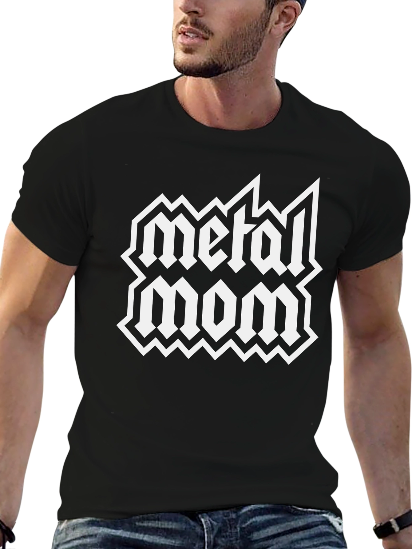 Metal Mom Graphic Tee - Rocker Style Shirt