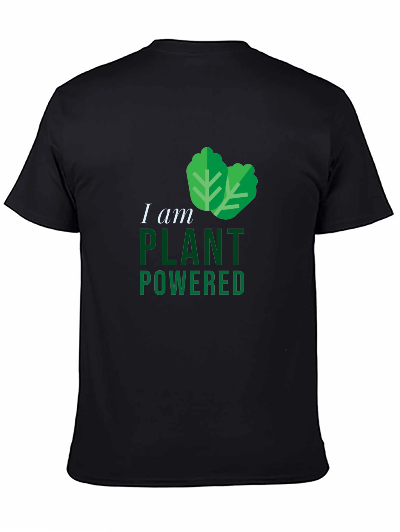 Plant Powered Black T-Shirt