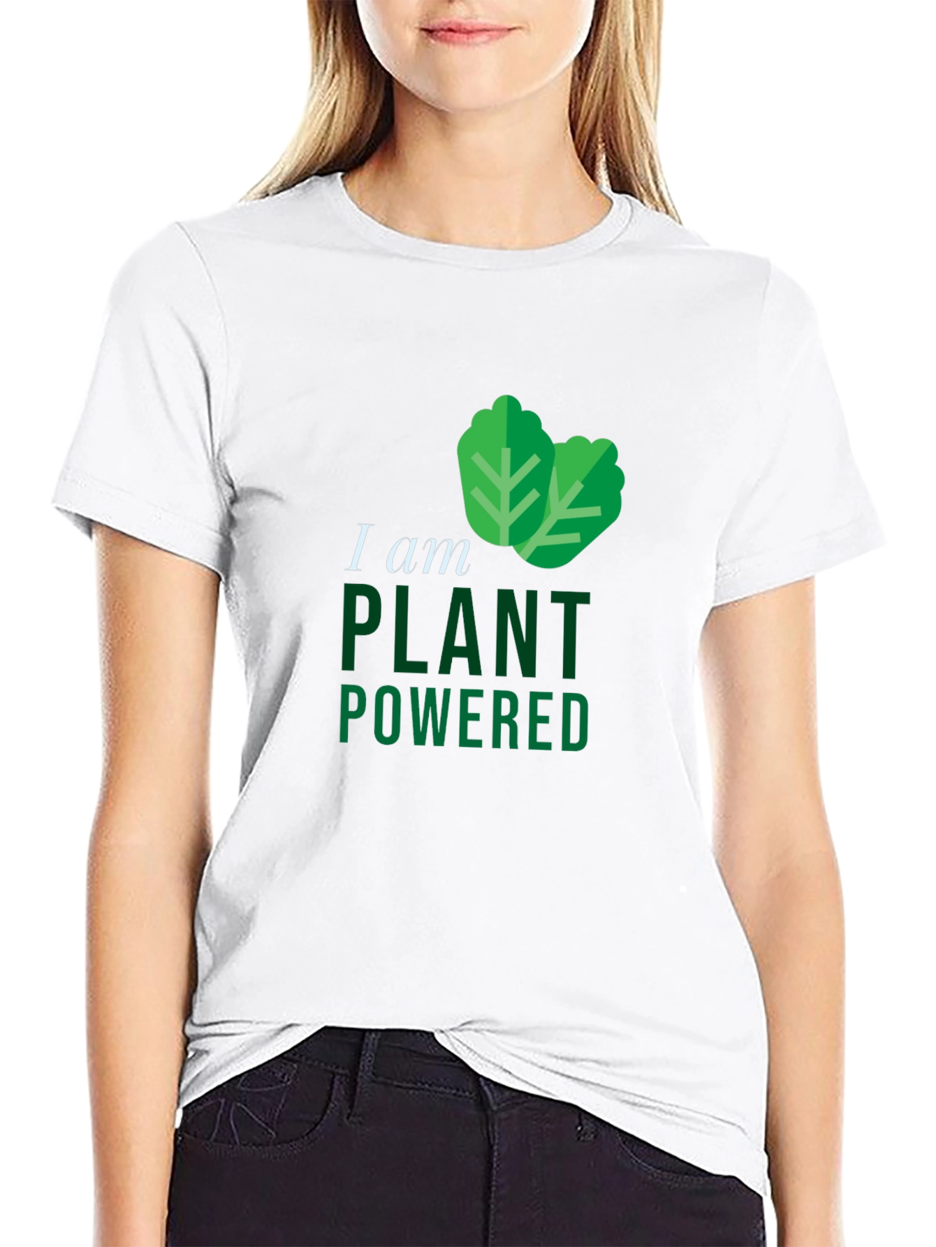 Plant Powered Black T-Shirt