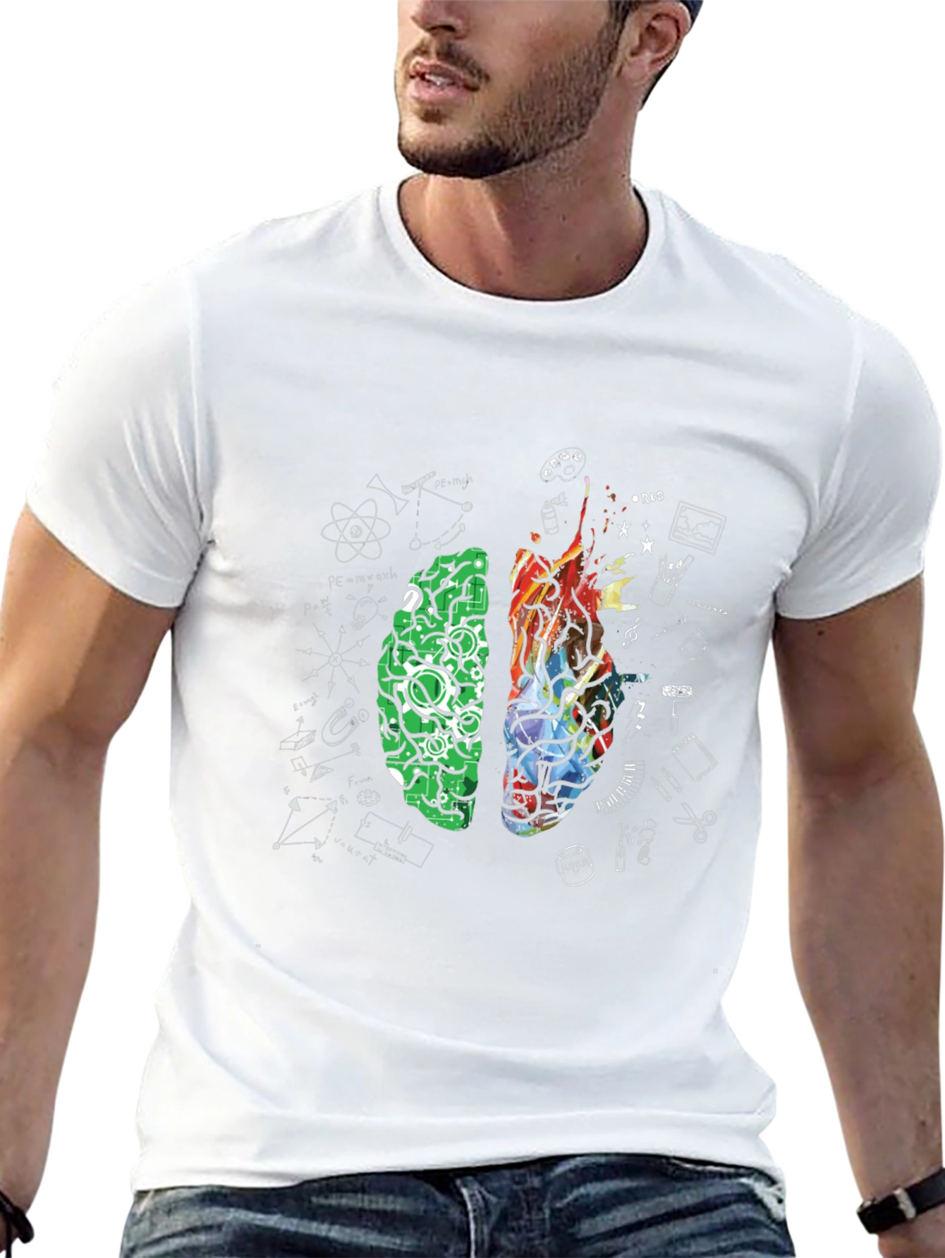 Dual Brain Function Graphic Tee