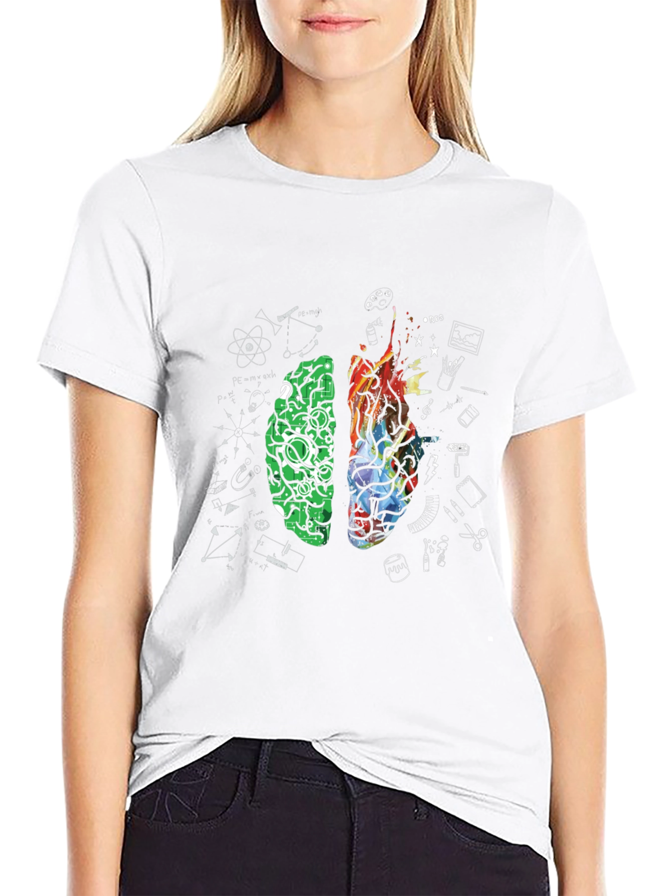 Dual Brain Function Graphic Tee