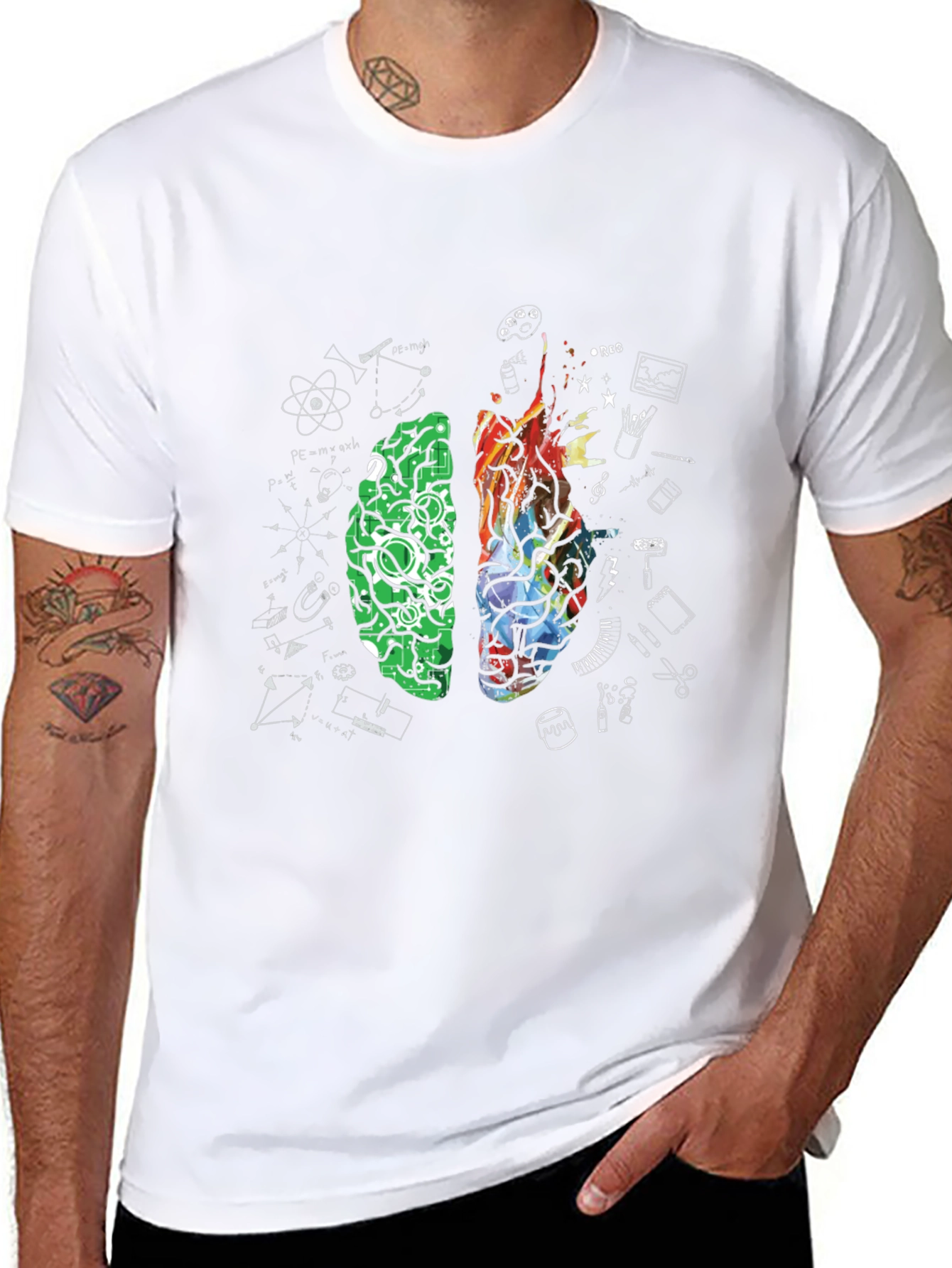 Dual Brain Function Graphic Tee