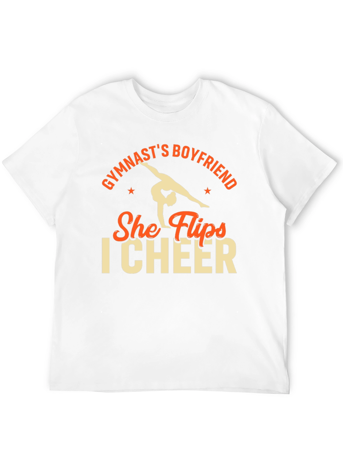 Gymnasts Boyfriend T-Shirt - He Cheers!