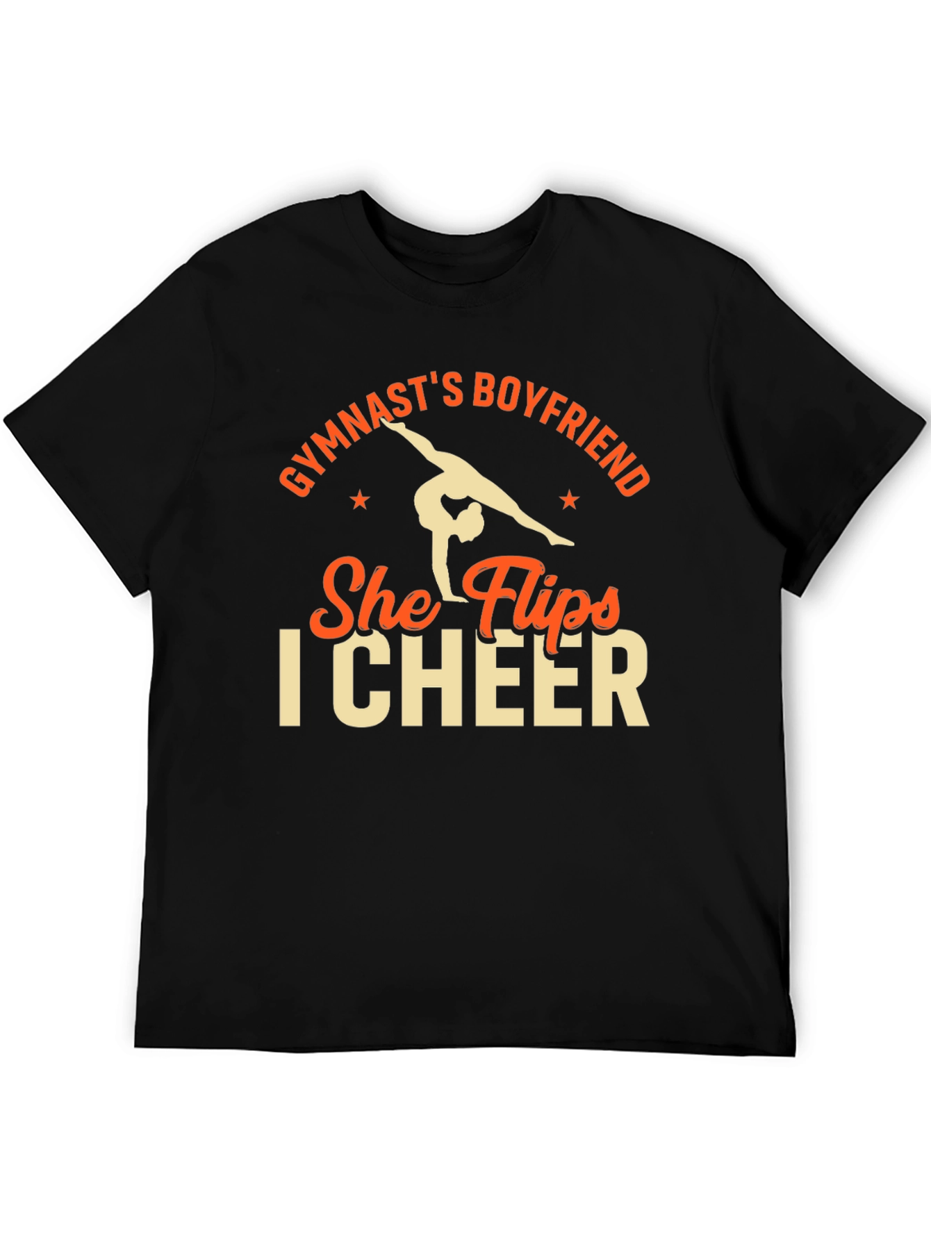 Gymnasts Boyfriend T-Shirt - He Cheers!