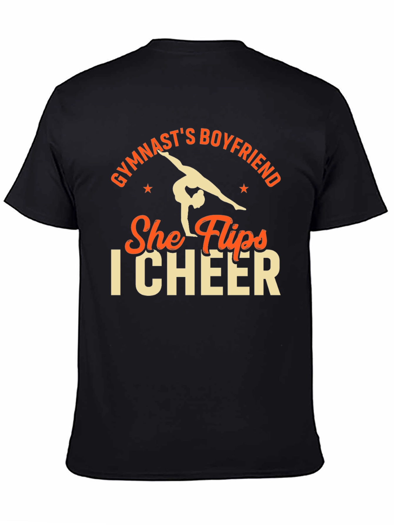 Gymnasts Boyfriend T-Shirt - He Cheers!