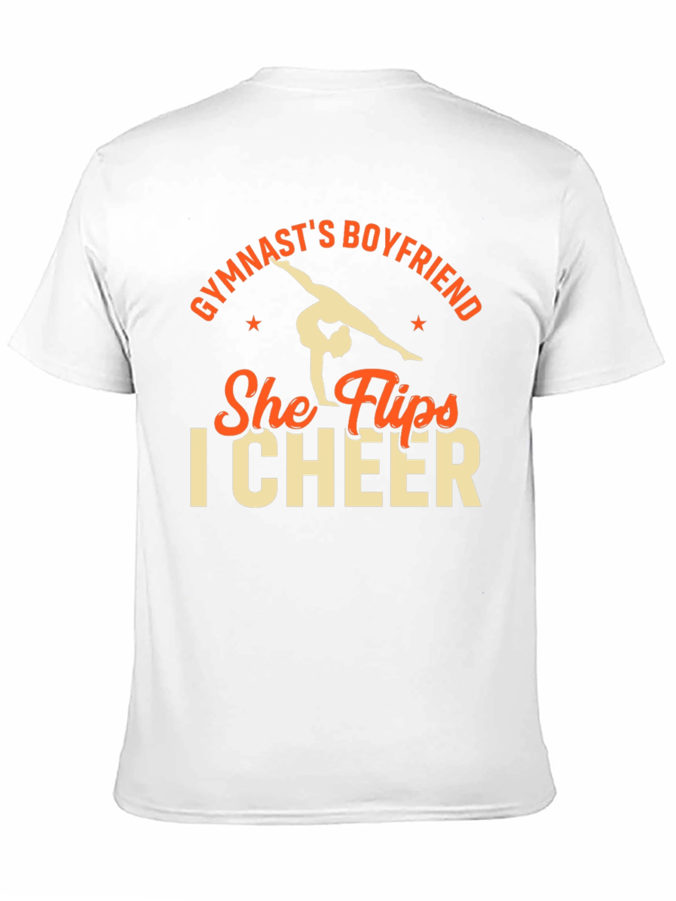 Gymnasts Boyfriend T-Shirt - He Cheers!