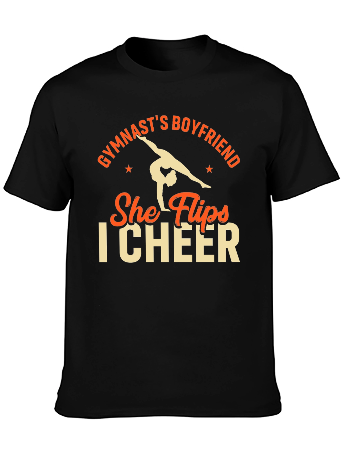Gymnasts Boyfriend T-Shirt - He Cheers!