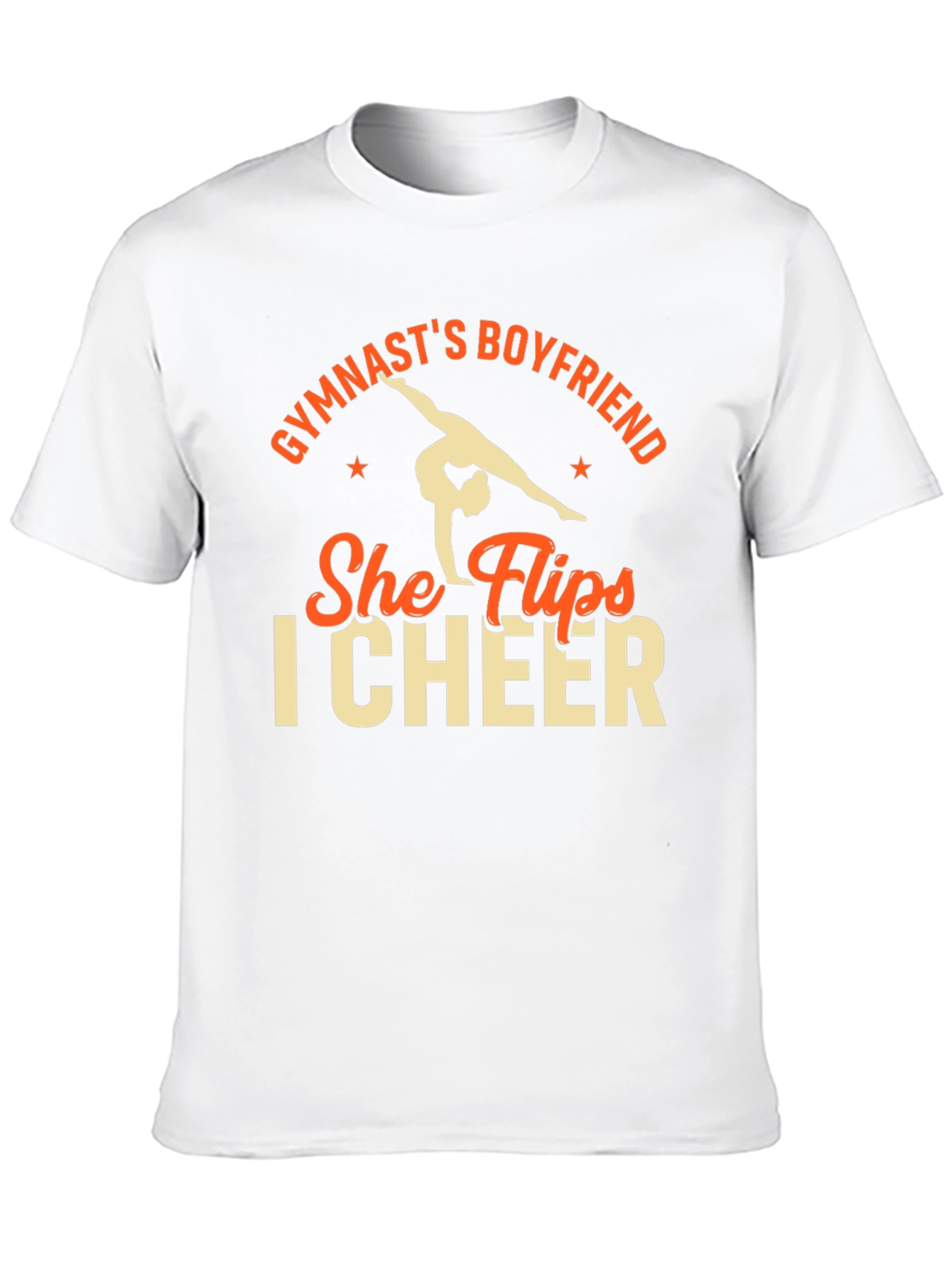 Gymnasts Boyfriend T-Shirt - He Cheers!