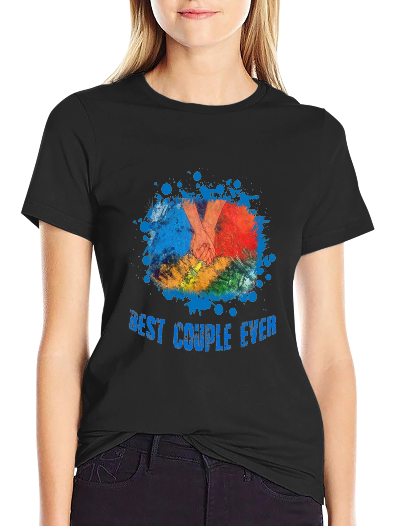 Best Couple Ever T-Shirt - Black Graphic Tee