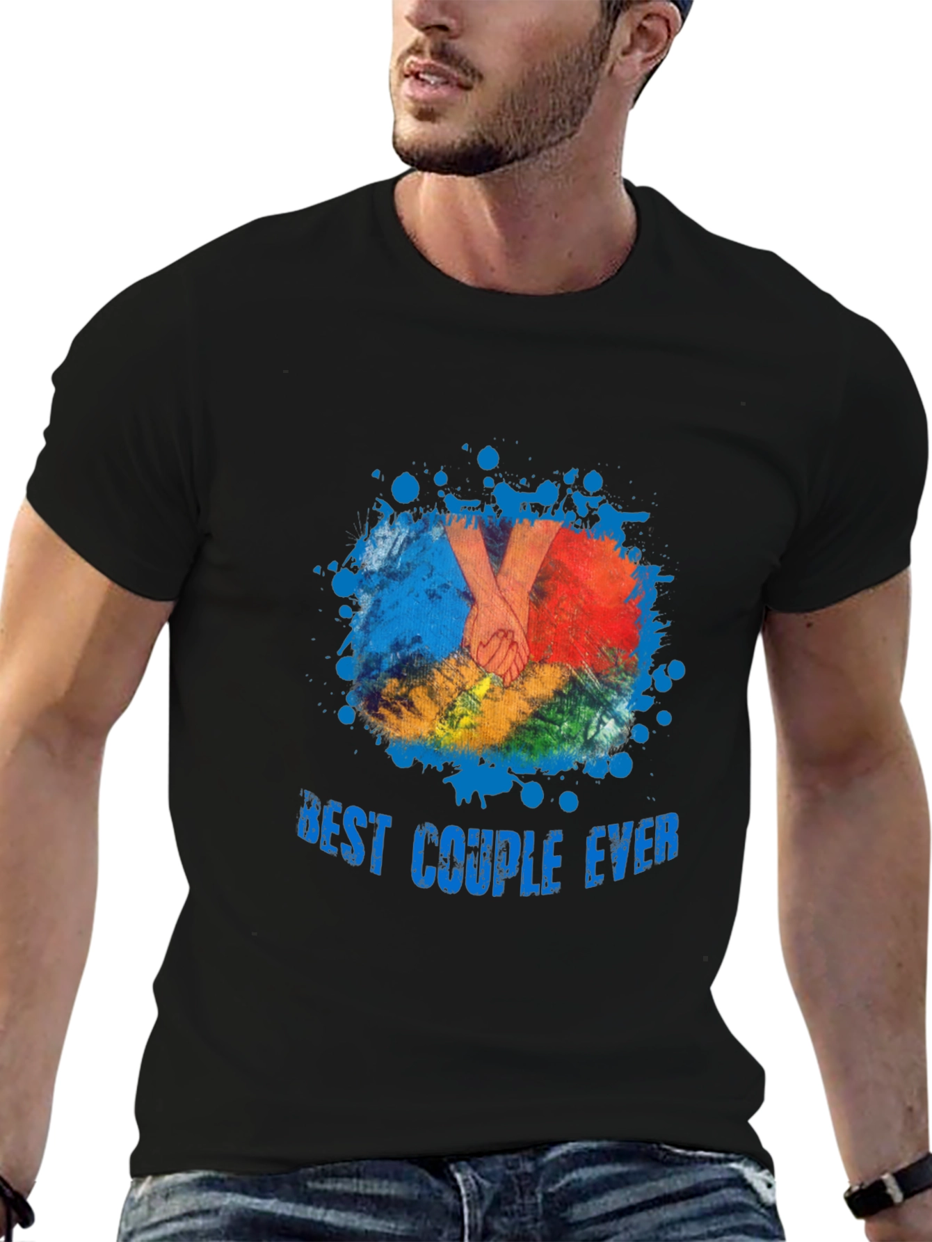 Best Couple Ever T-Shirt - Black Graphic Tee