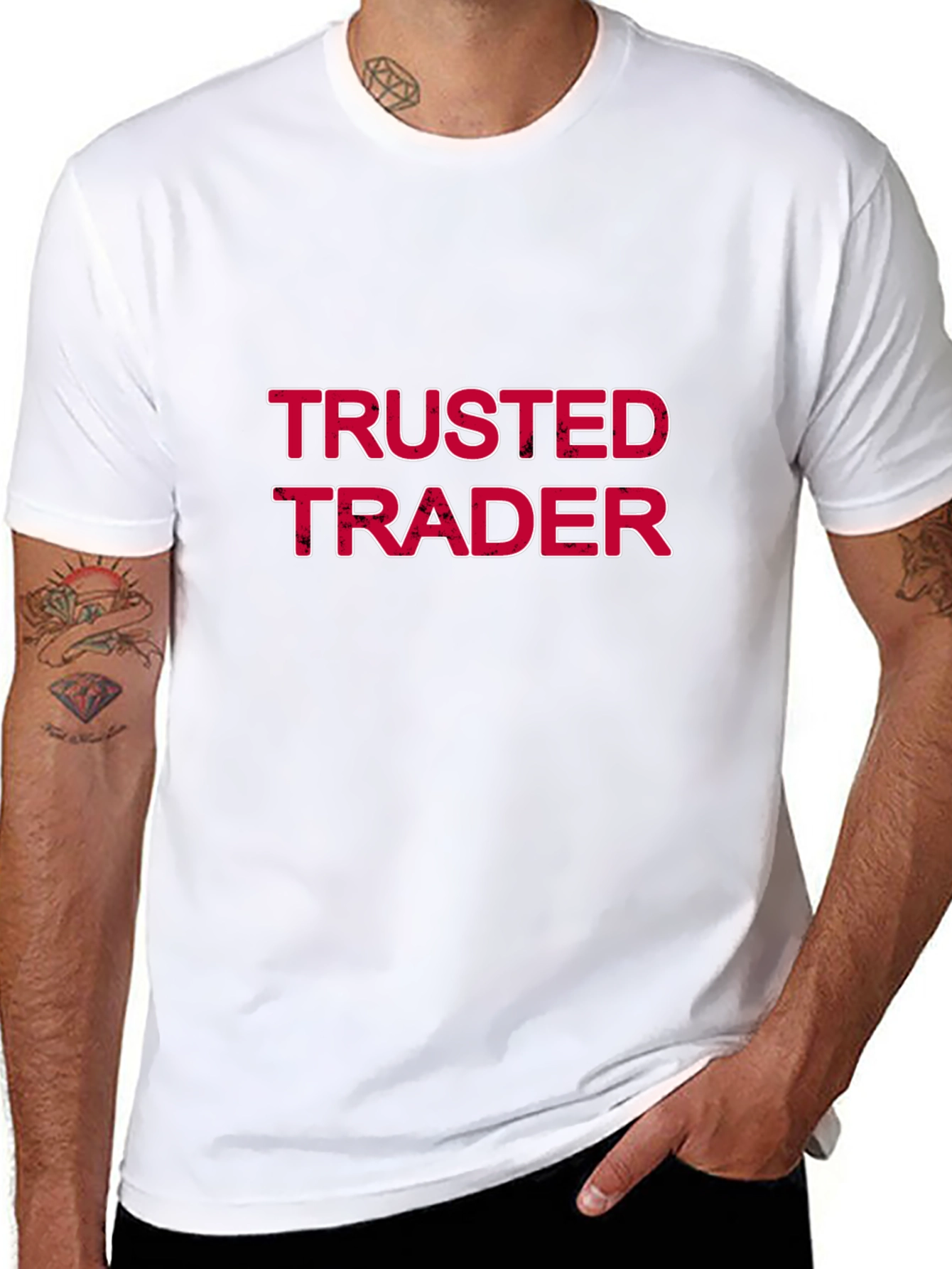 Trusted Trader Graphic T-Shirt - Black