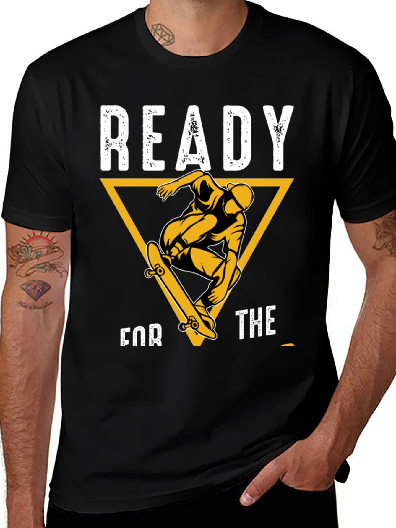 Skateboarding Graphic Tee - Ready for the...