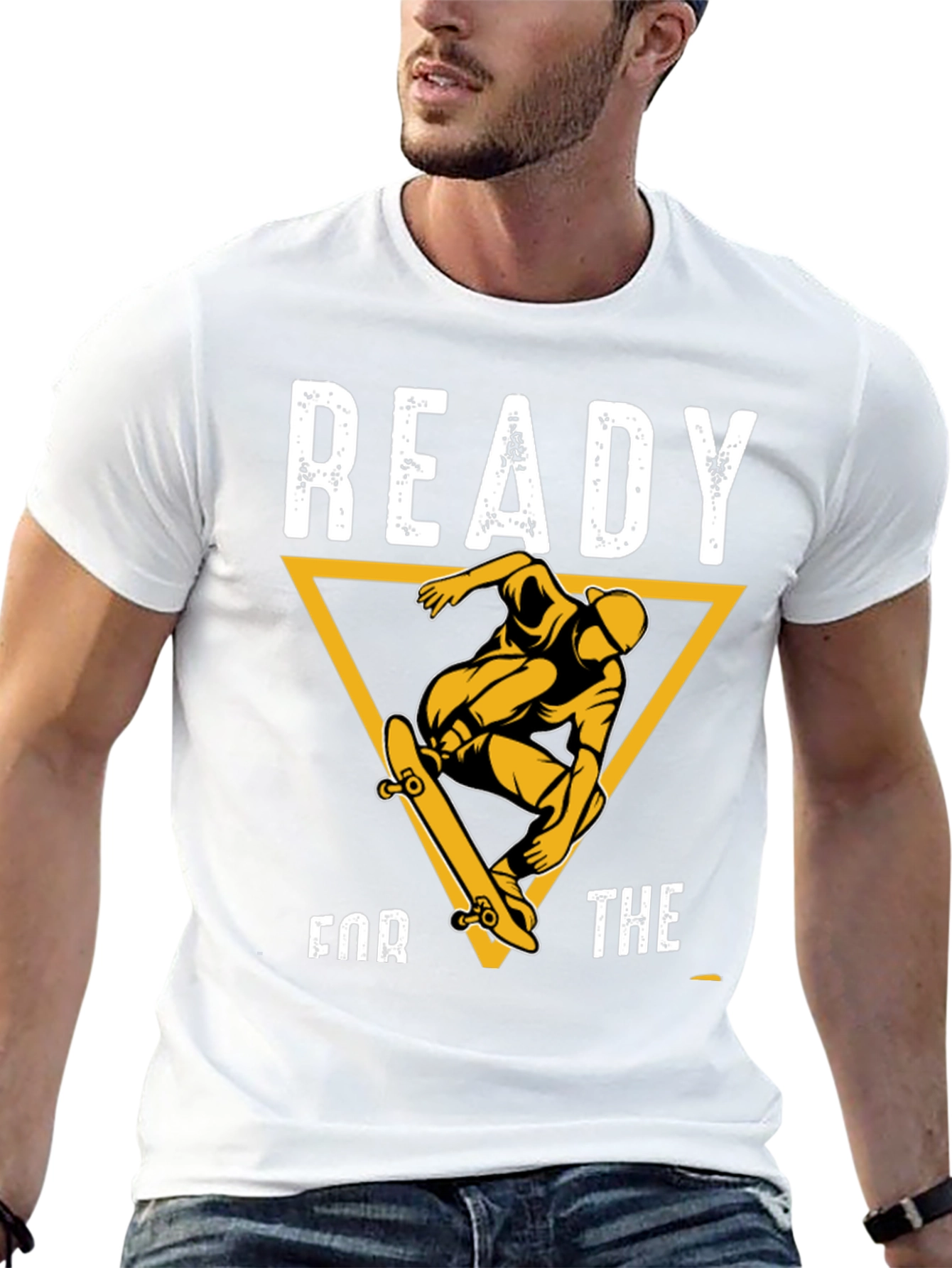 Skateboarding Graphic Tee - Ready for the...