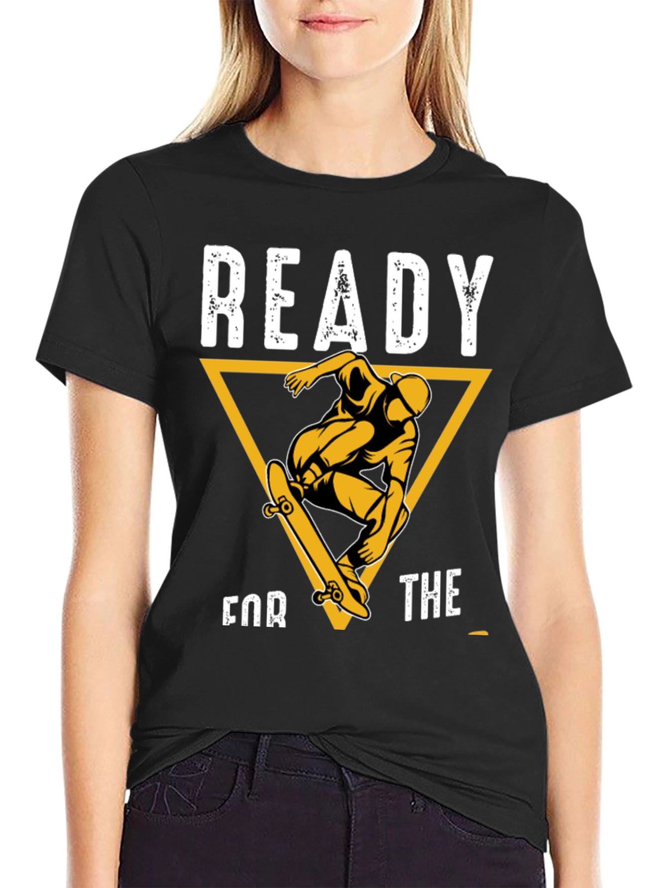 Skateboarding Graphic Tee - Ready for the...