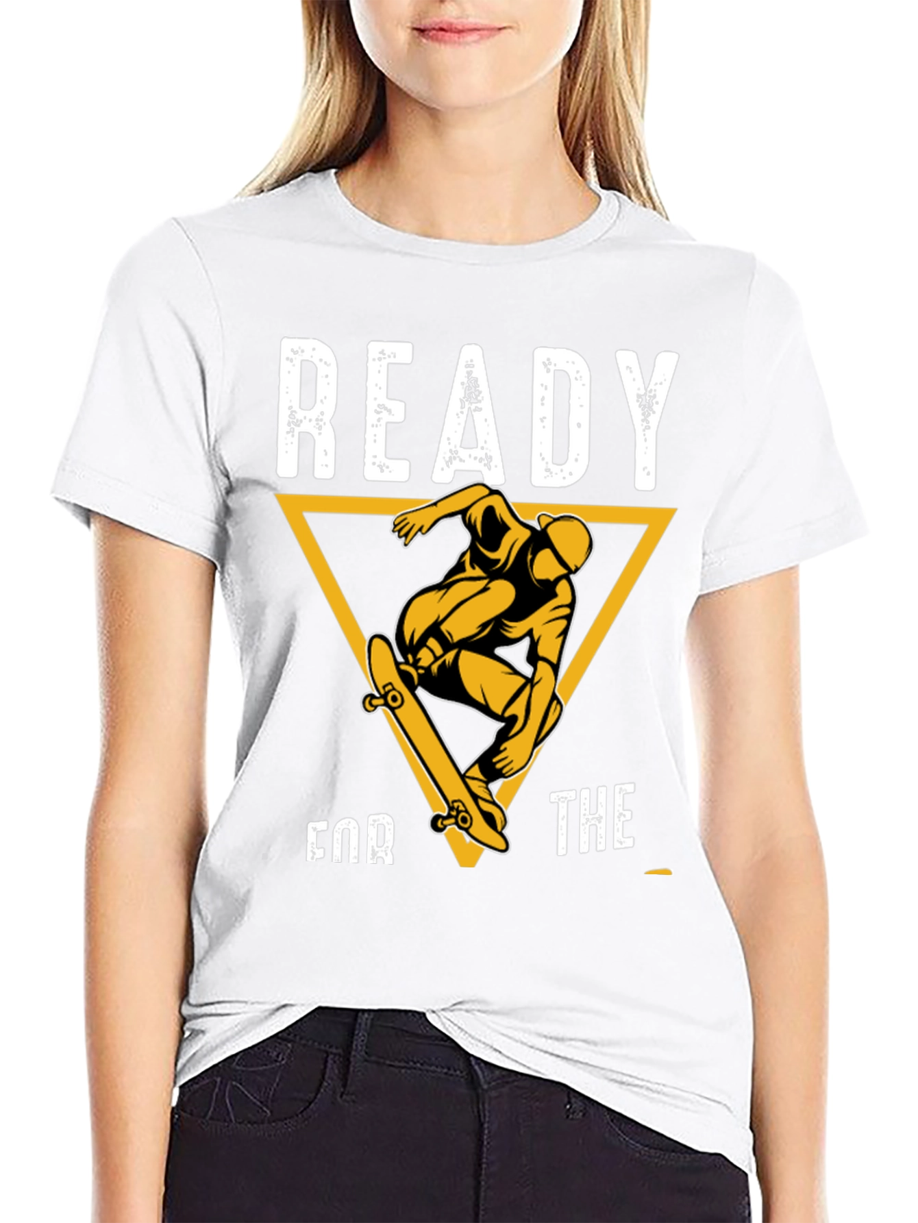 Skateboarding Graphic Tee - Ready for the...