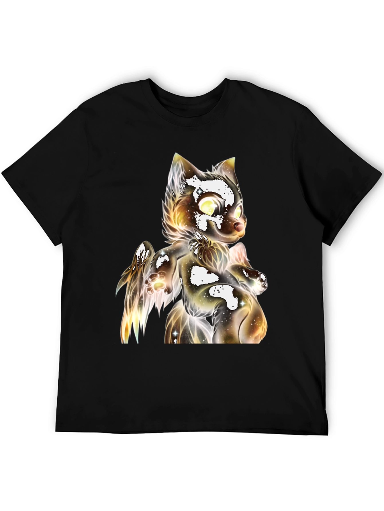 Cosmic Cat Graphic T-Shirt - Unique Design