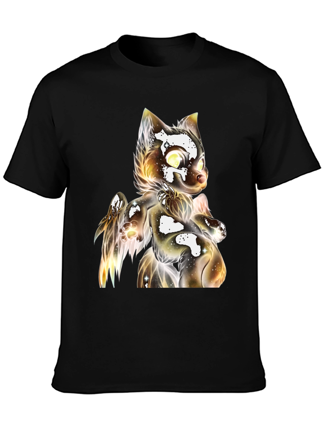 Cosmic Cat Graphic T-Shirt - Unique Design