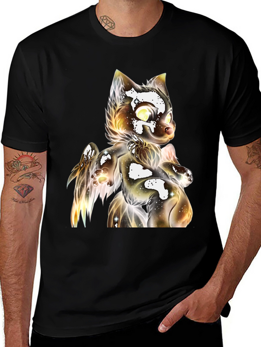 Cosmic Cat Graphic T-Shirt - Unique Design