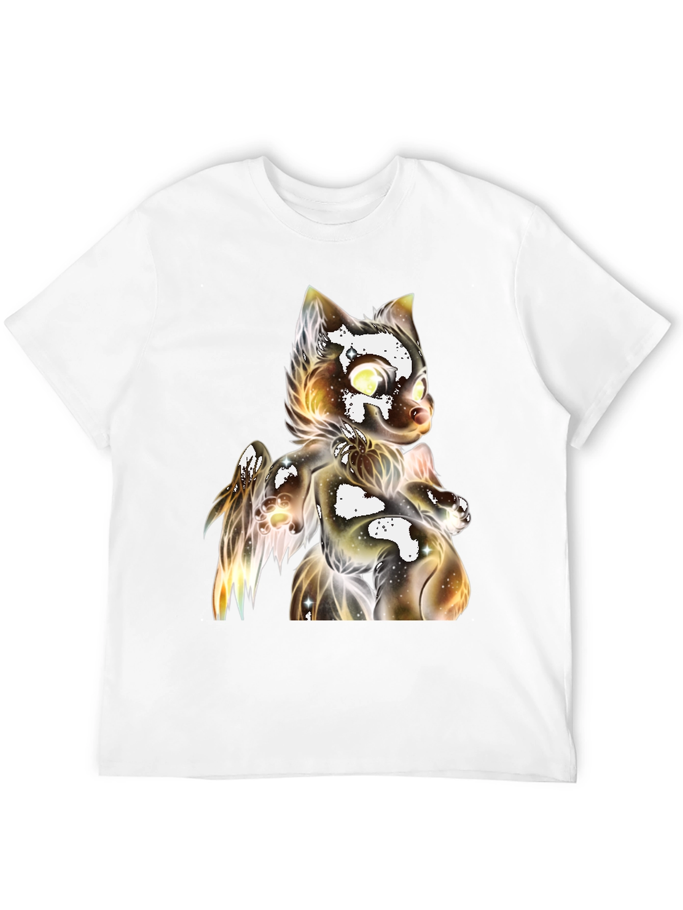 Cosmic Cat Graphic T-Shirt - Unique Design