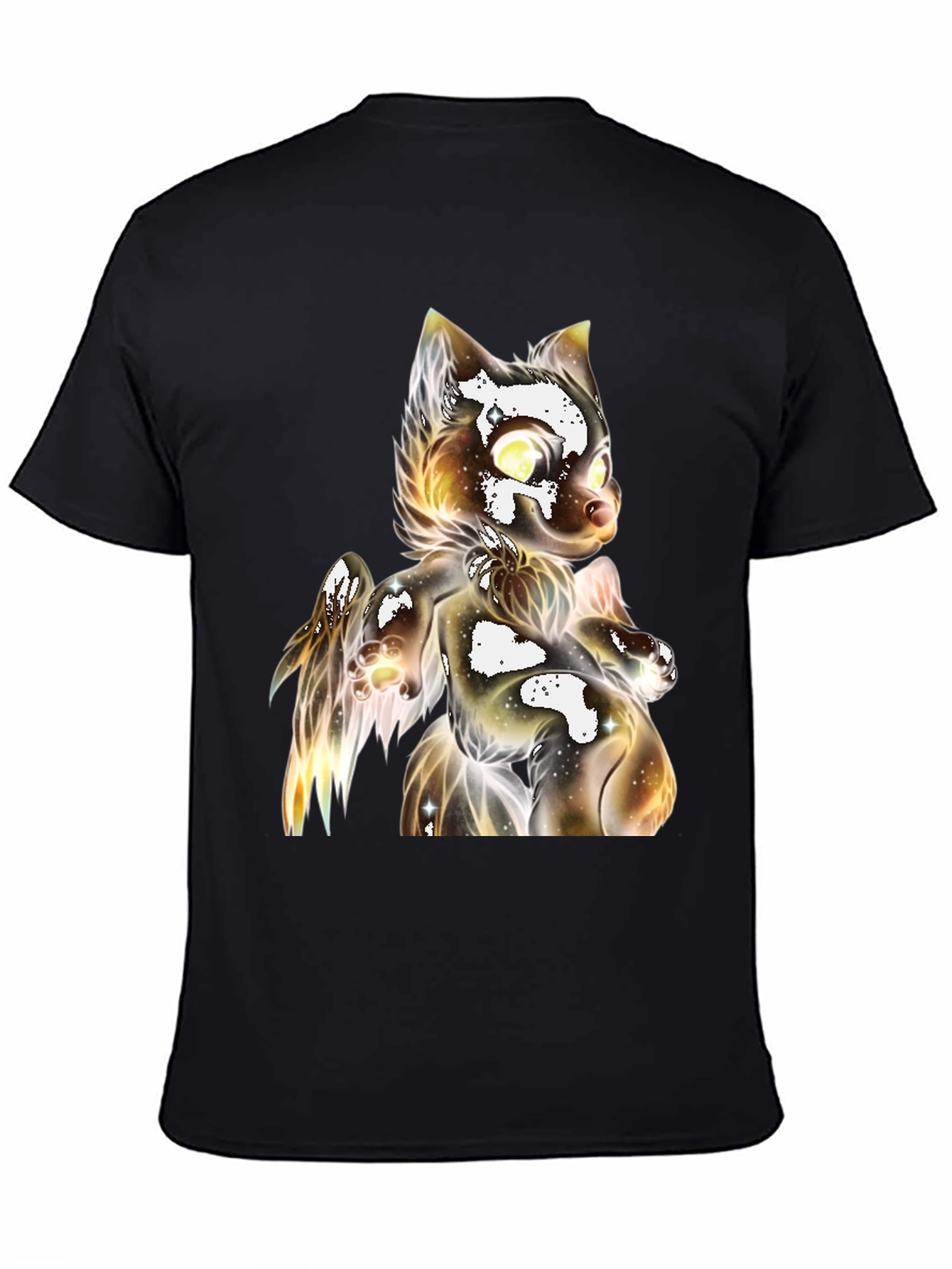 Cosmic Cat Graphic T-Shirt - Unique Design