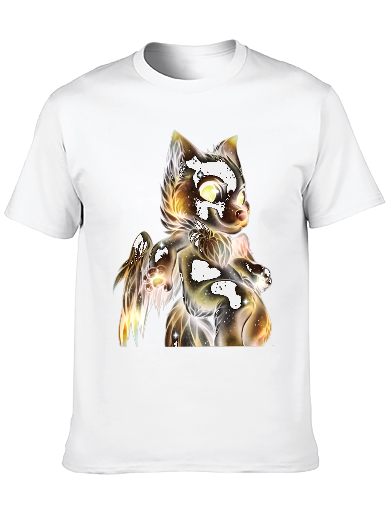 Cosmic Cat Graphic T-Shirt - Unique Design