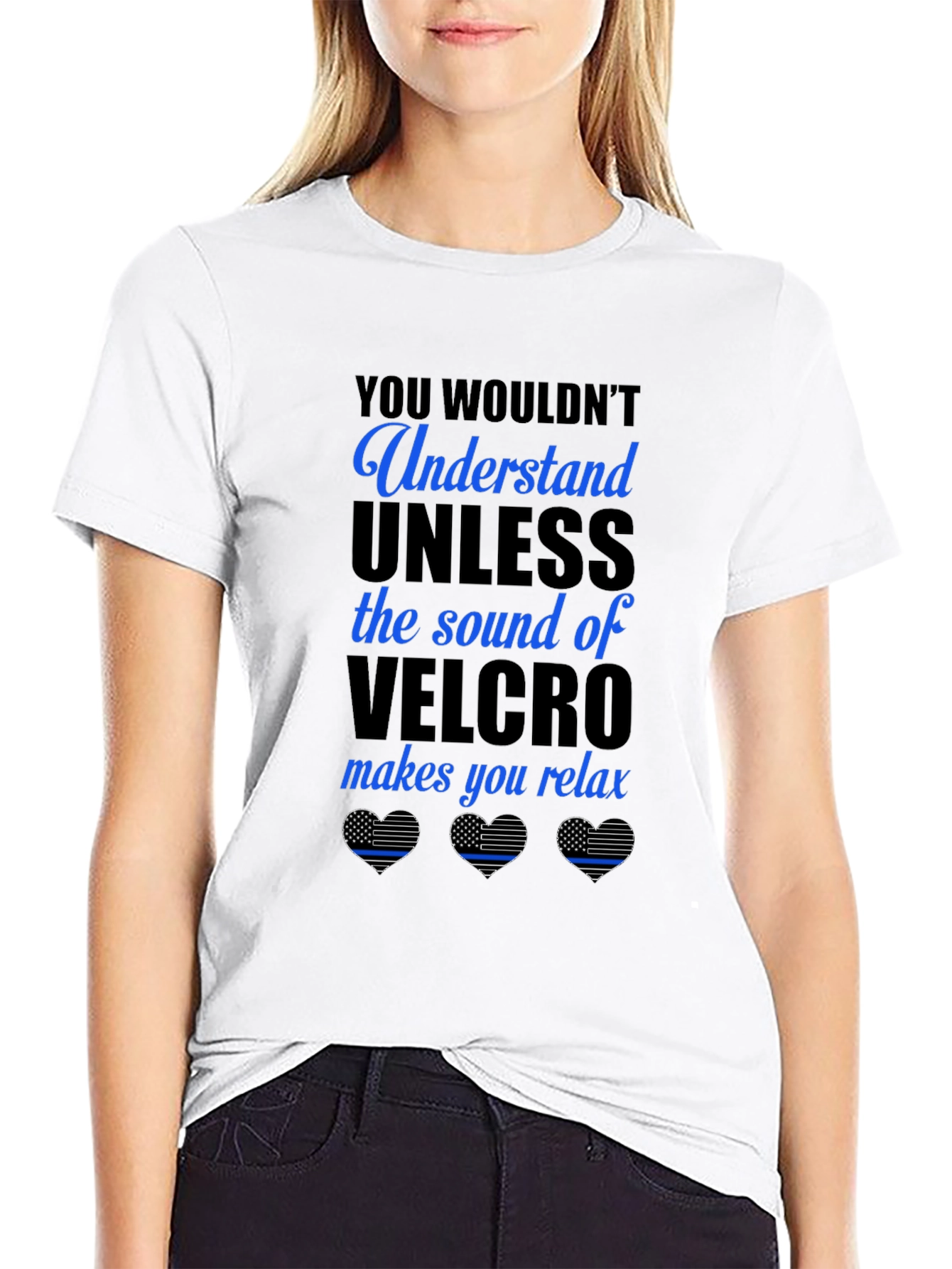 Velcro Sound Relaxation Graphic Tee - Black