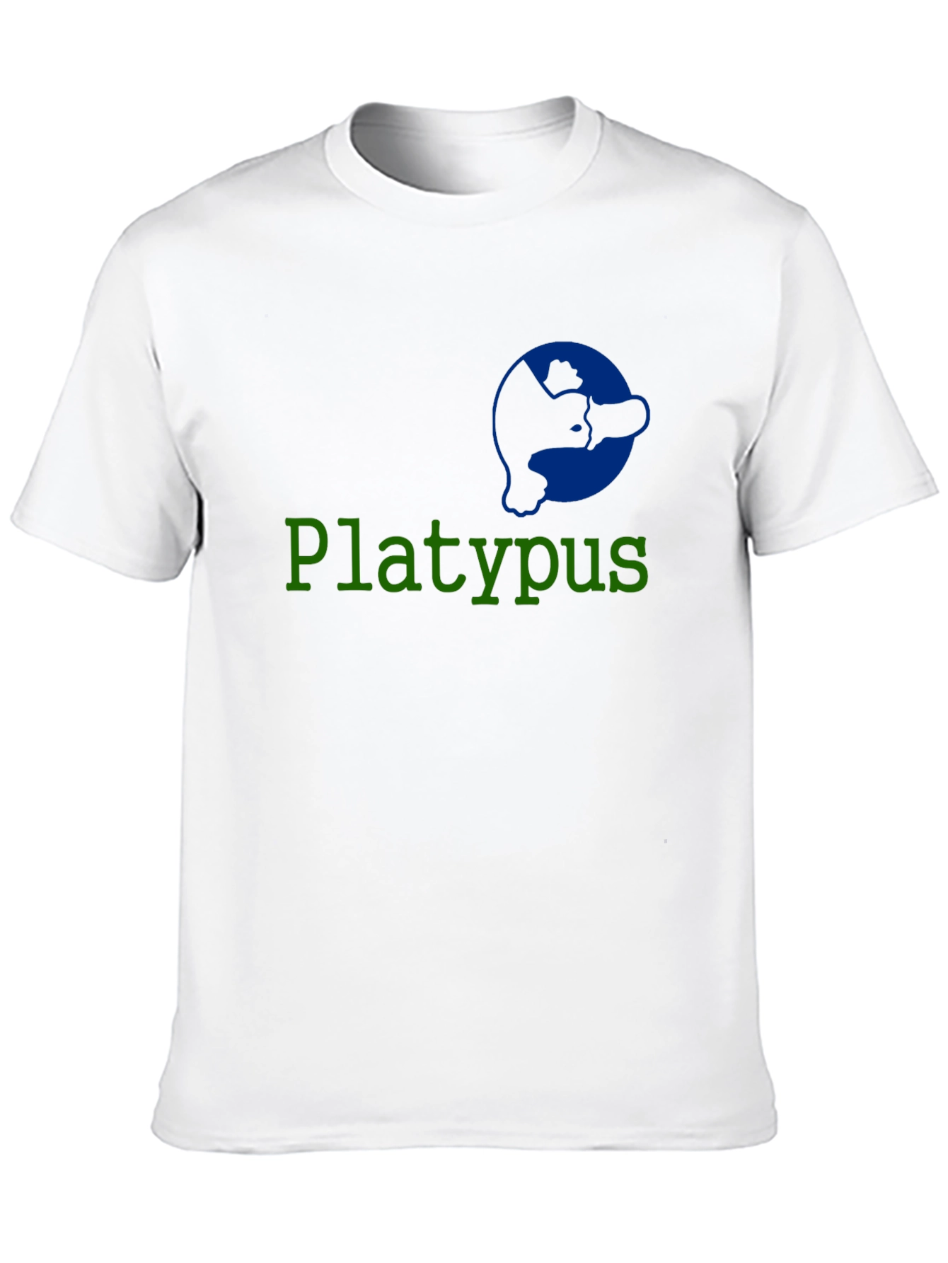 Funny Platypus Graphic T-Shirt - Black