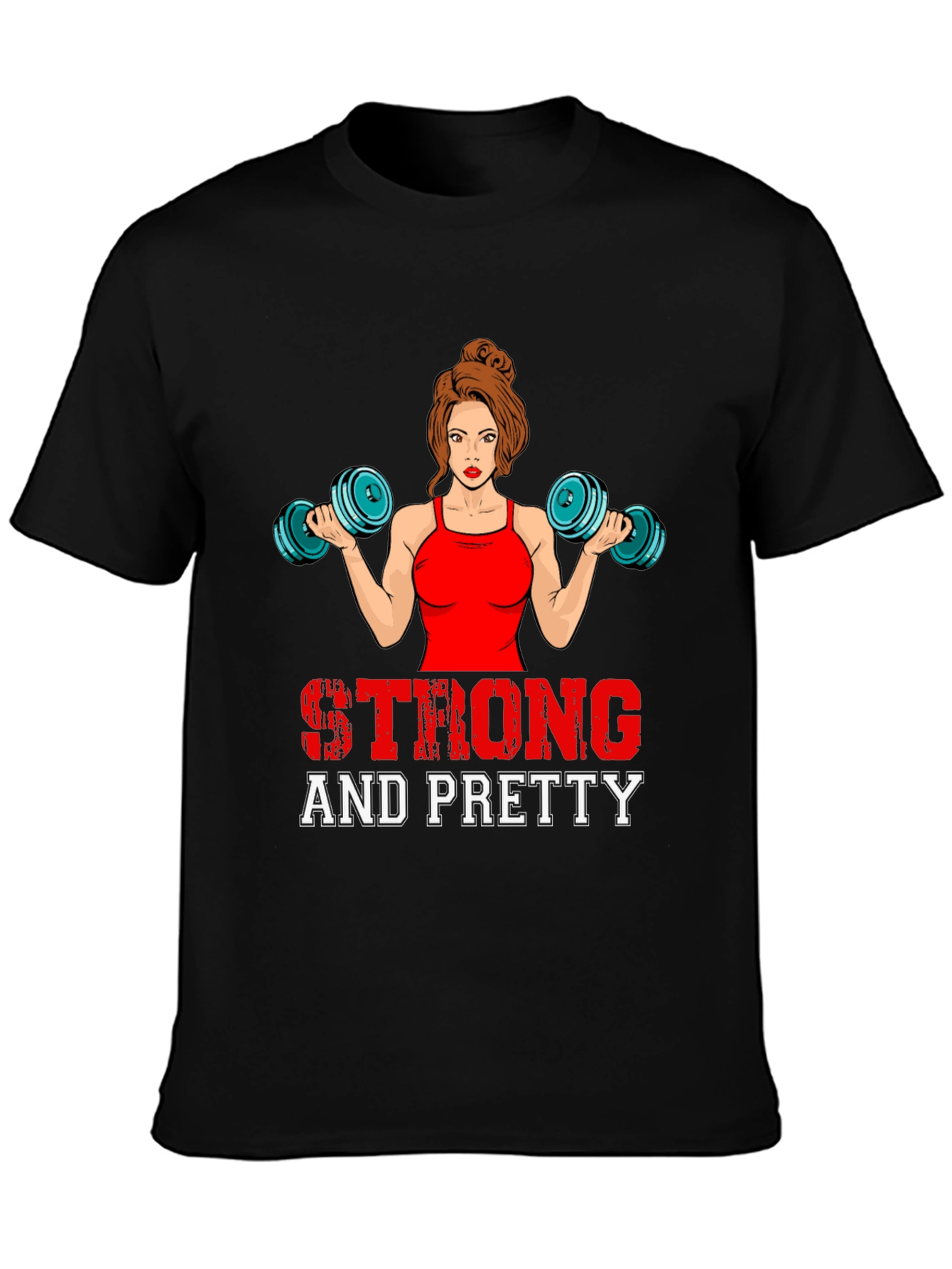 Strong & Pretty Fitness Graphic Tee