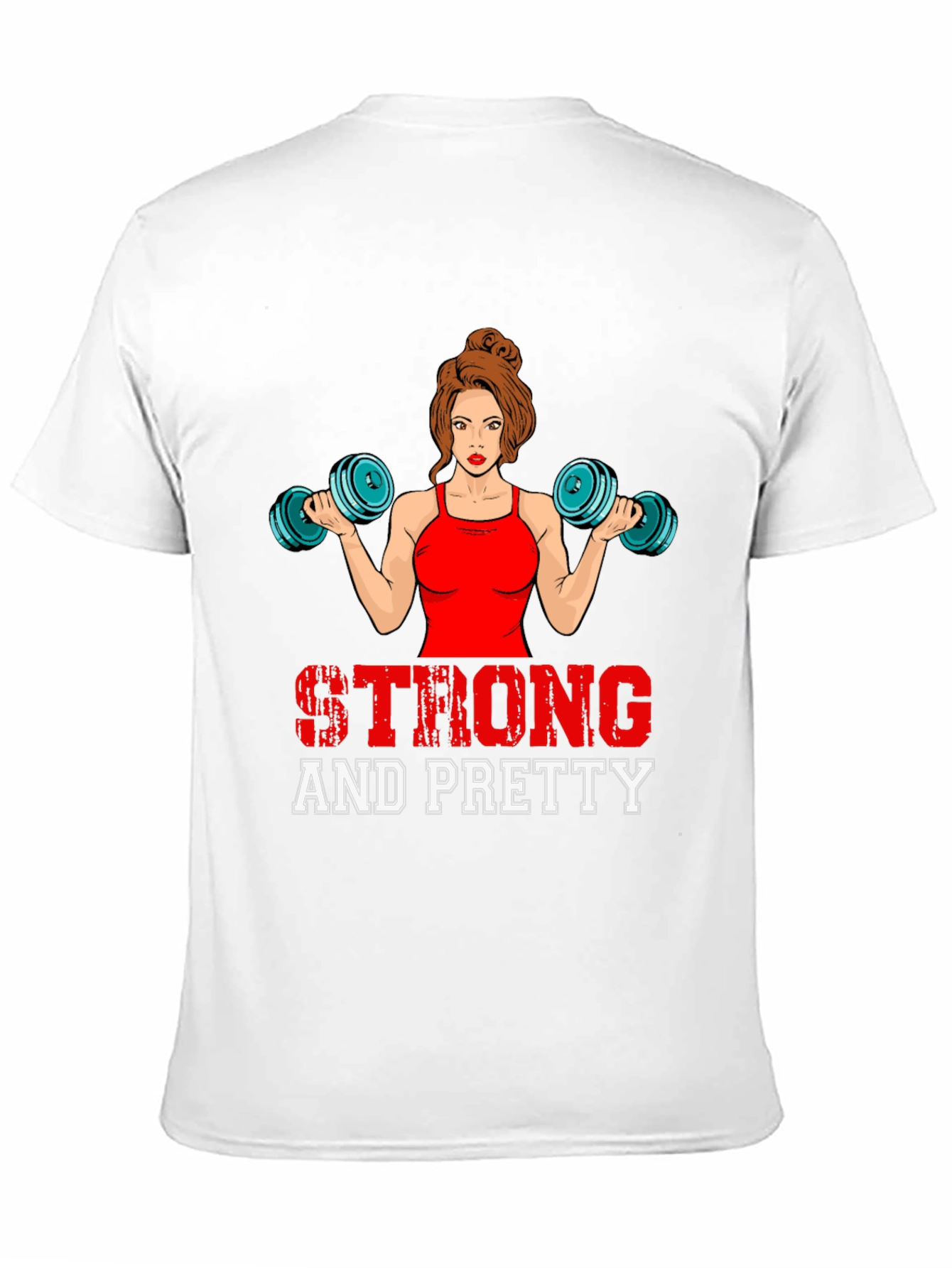 Strong & Pretty Fitness Graphic Tee