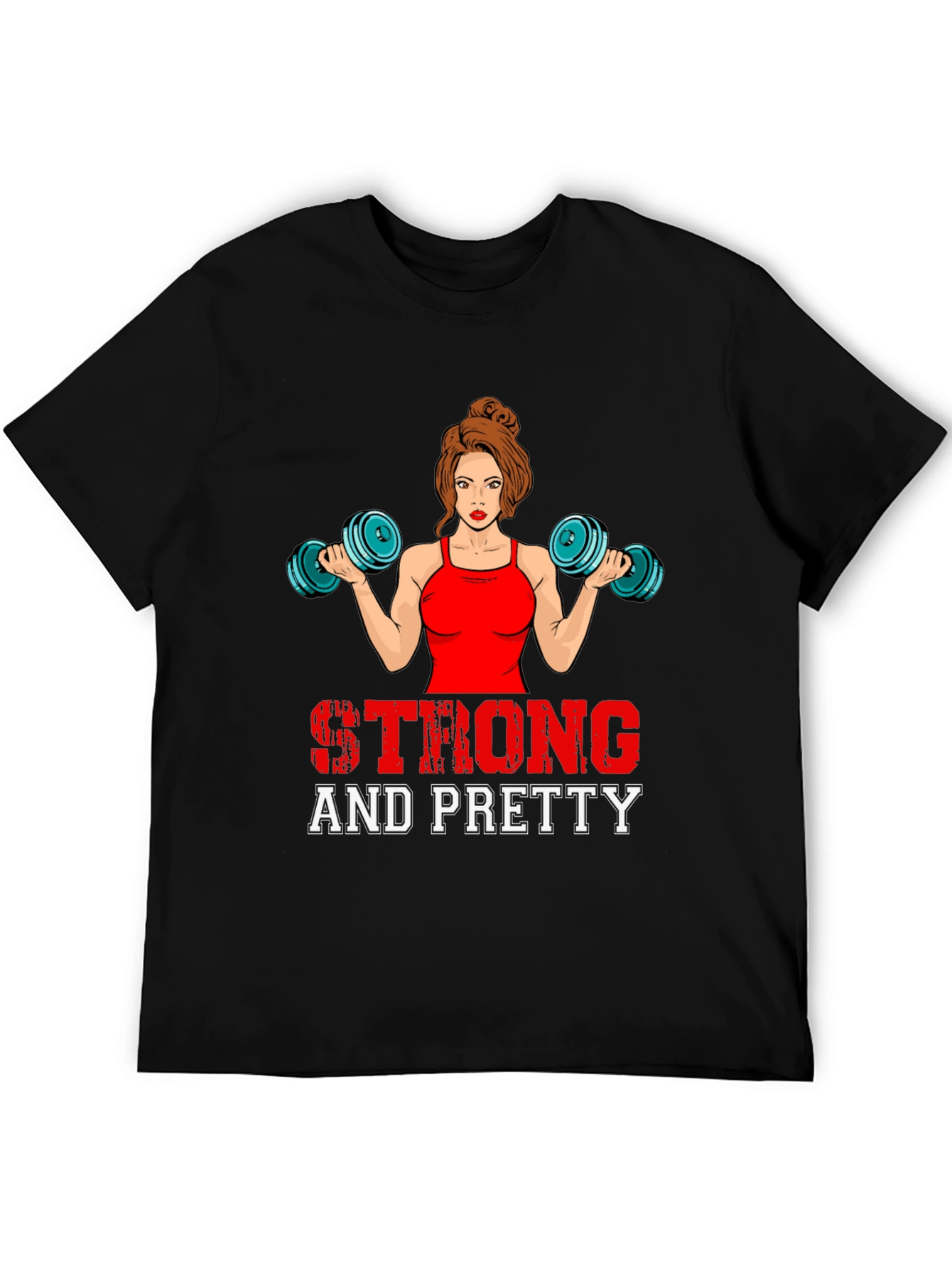 Strong & Pretty Fitness Graphic Tee