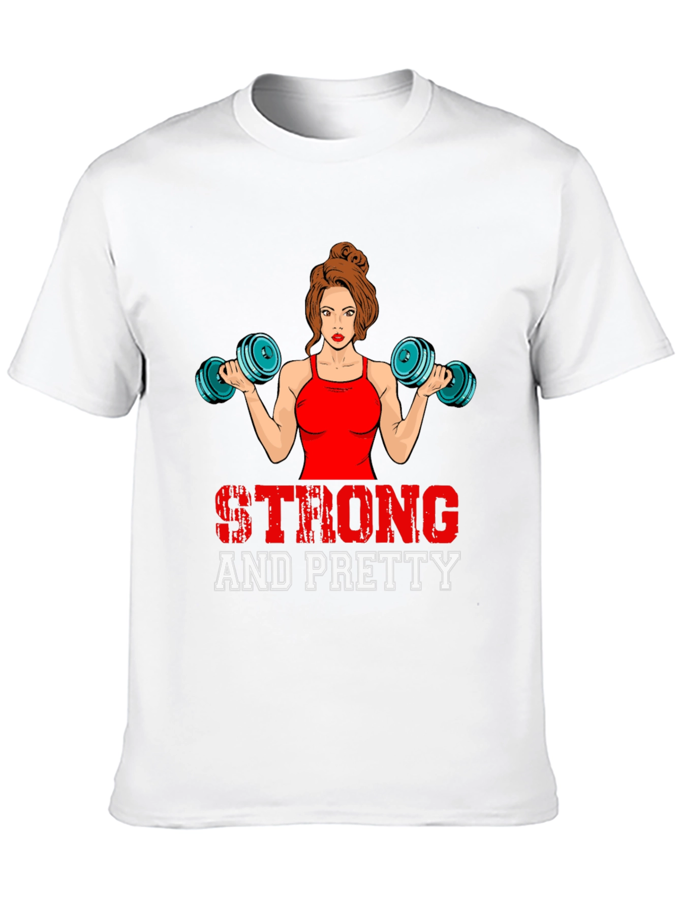 Strong & Pretty Fitness Graphic Tee