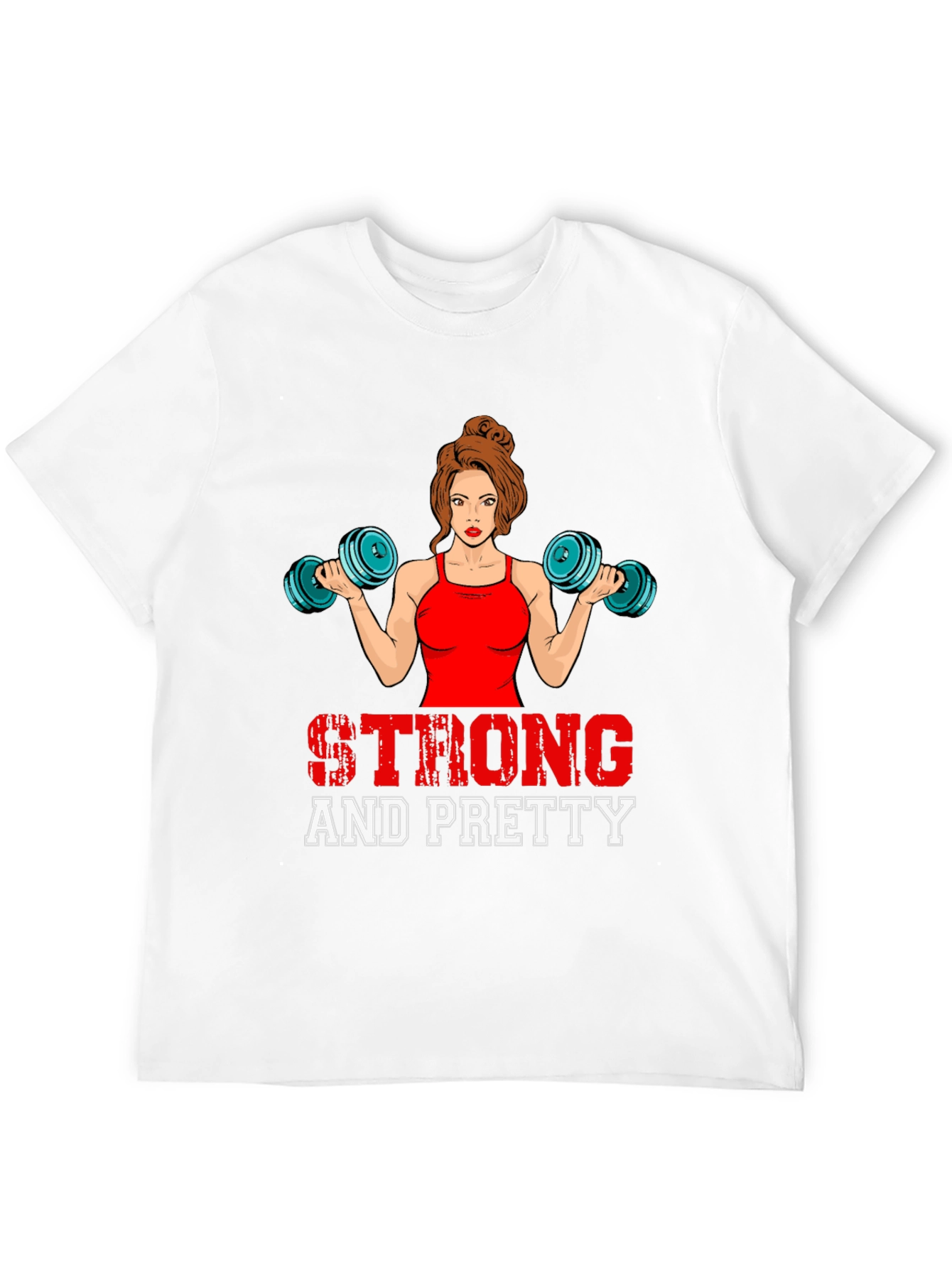 Strong & Pretty Fitness Graphic Tee