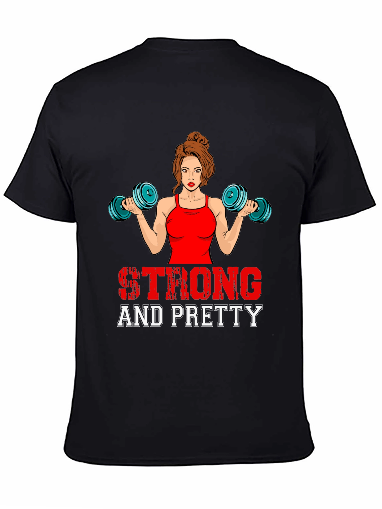 Strong & Pretty Fitness Graphic Tee