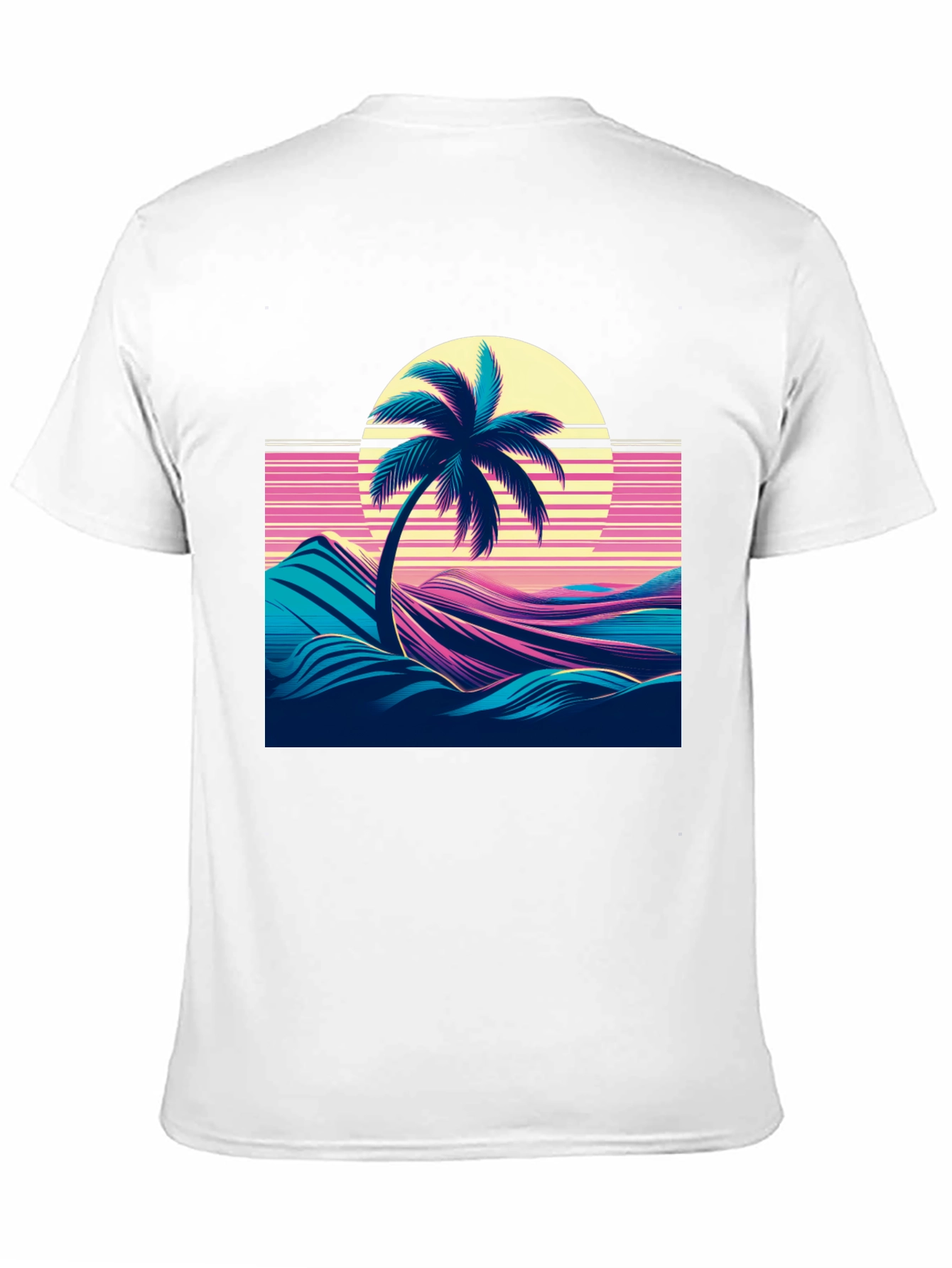 Retro Palm Sunset Graphic Tee