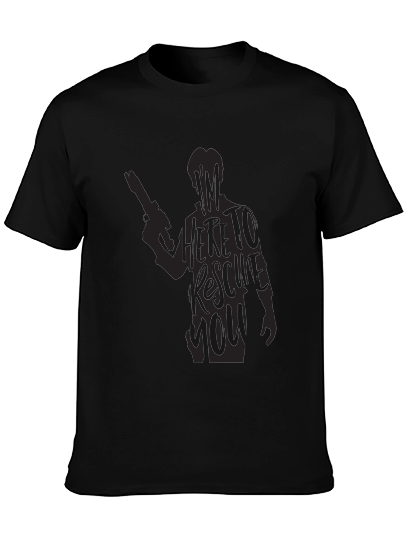 Graphic Novelty T-Shirt - Im Here to Rescue You