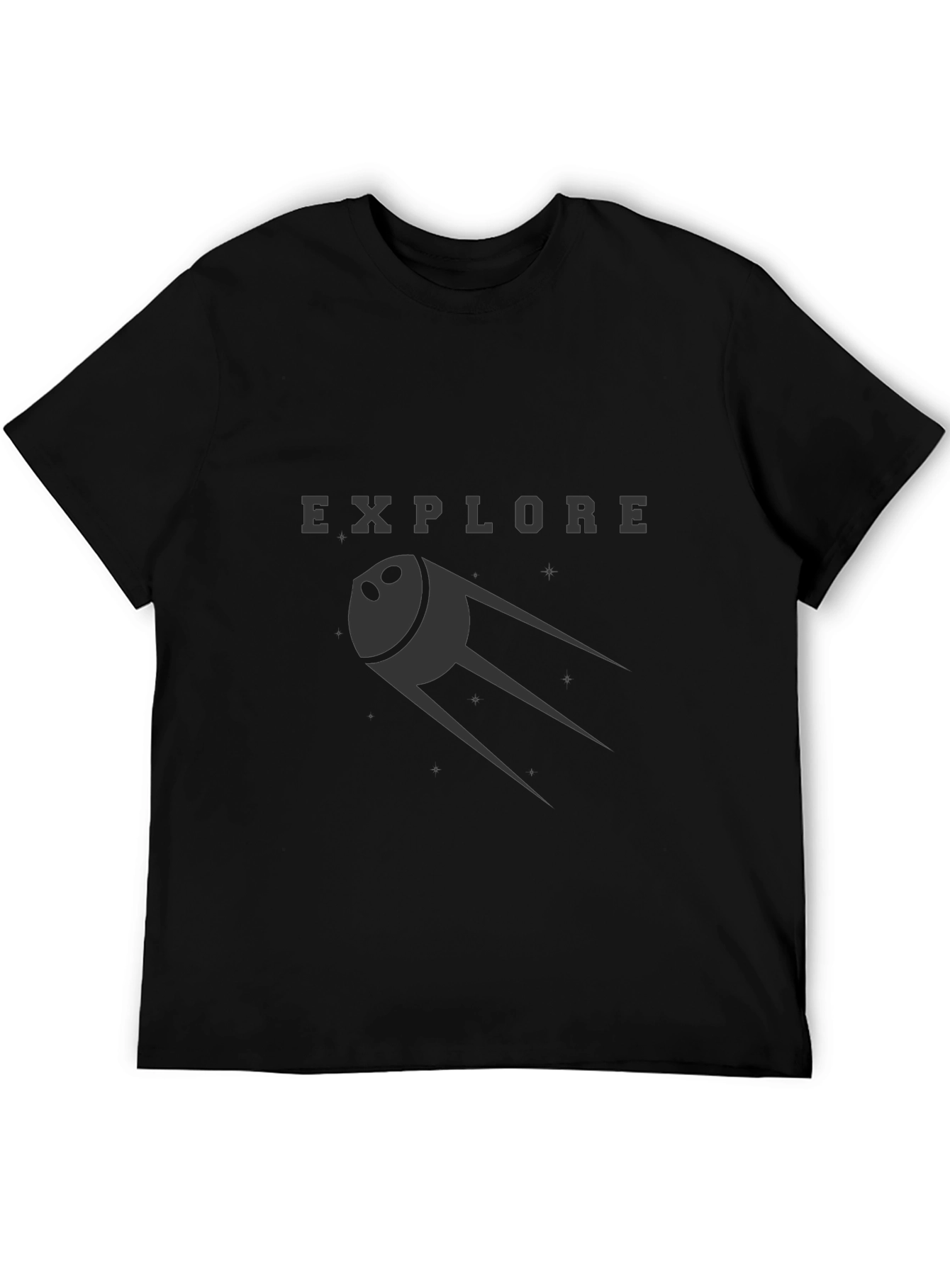 Explore Space T-Shirt - Black
