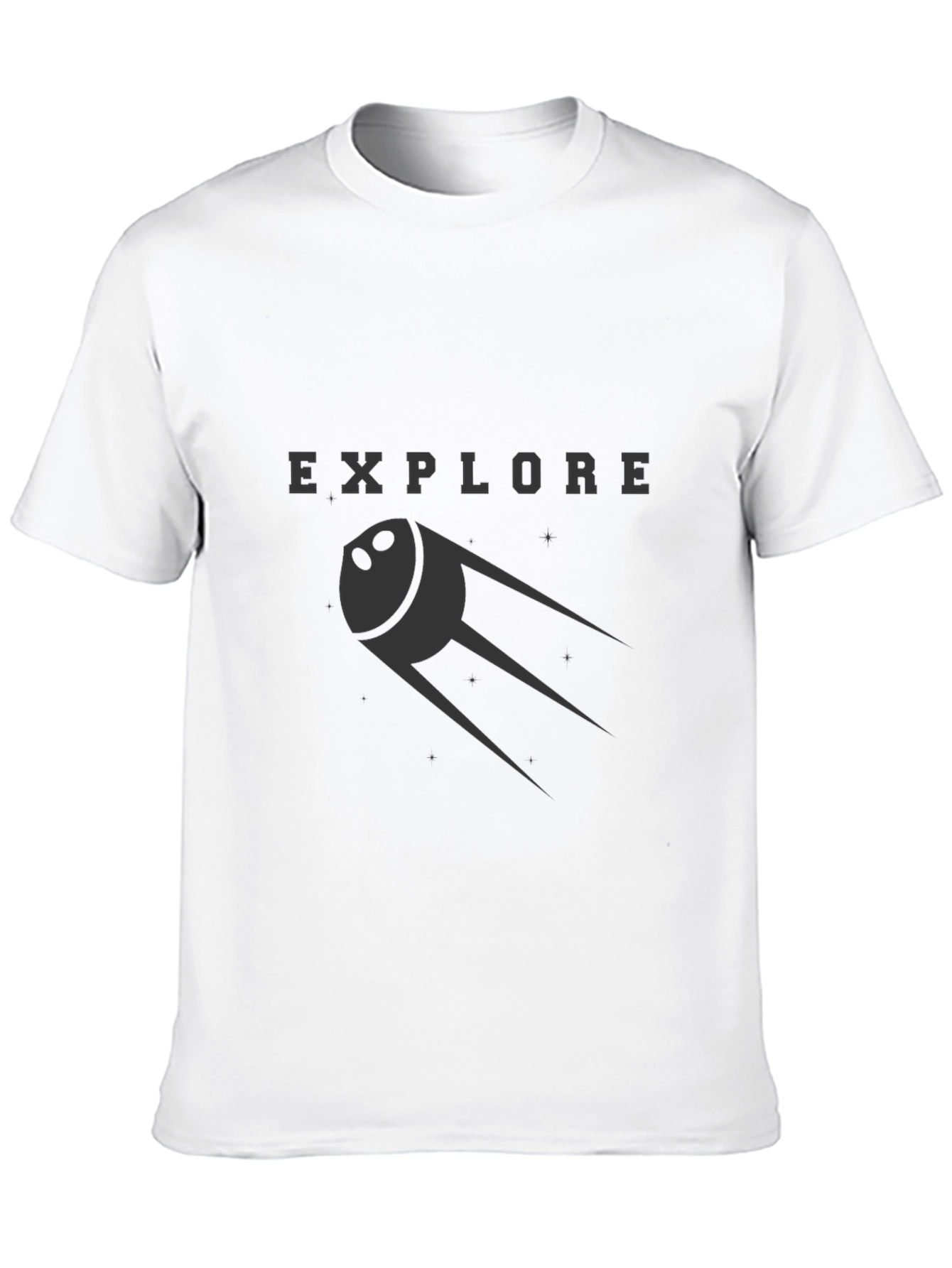Explore Space T-Shirt - Black