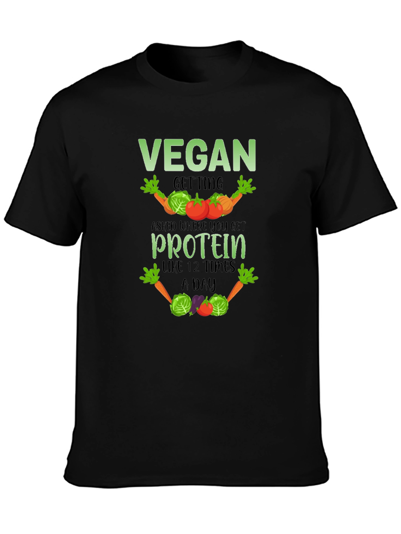 Vegan Protein Graphic T-Shirt