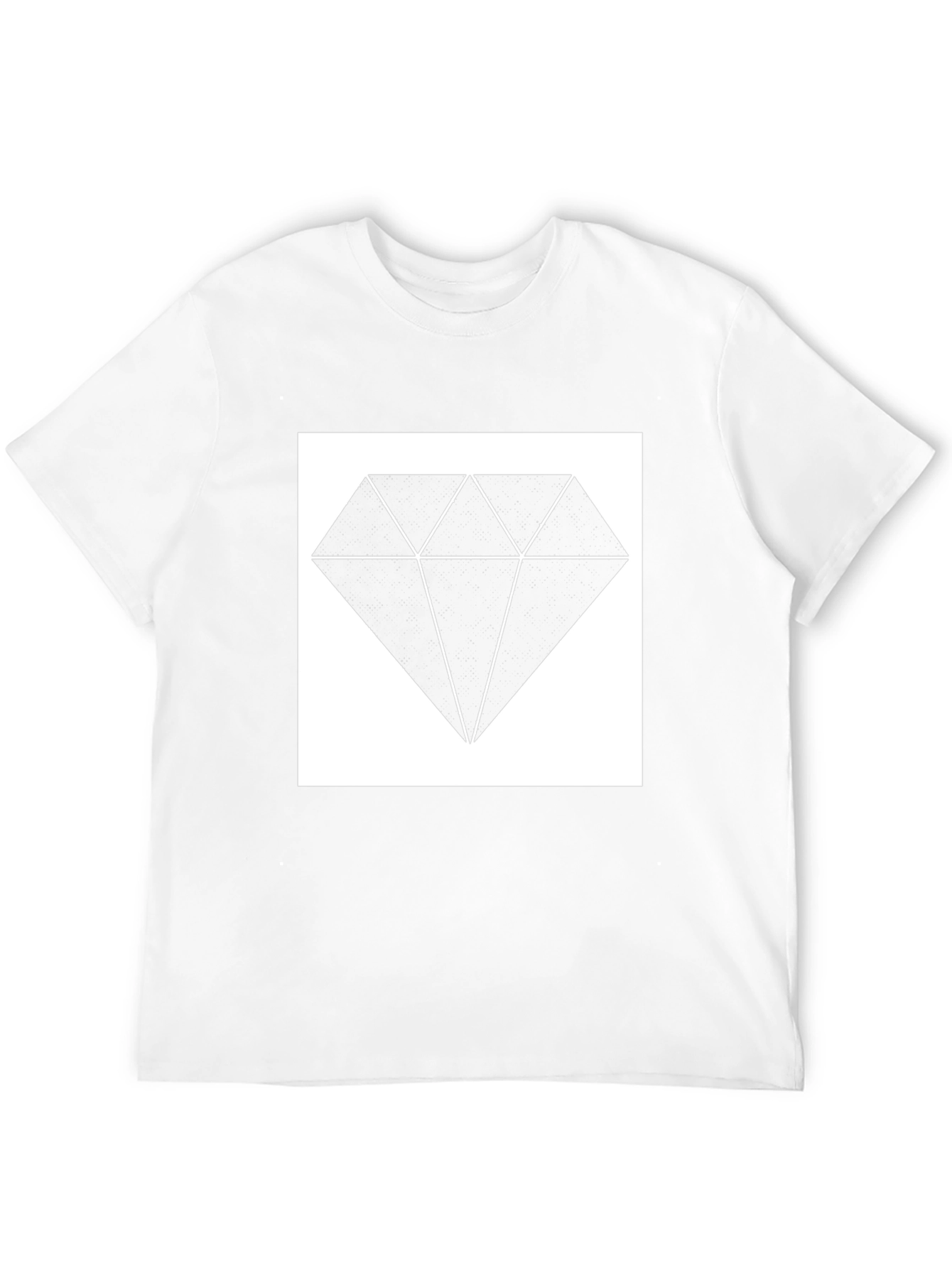Diamond Graphic Tee - Stylish Black Shirt