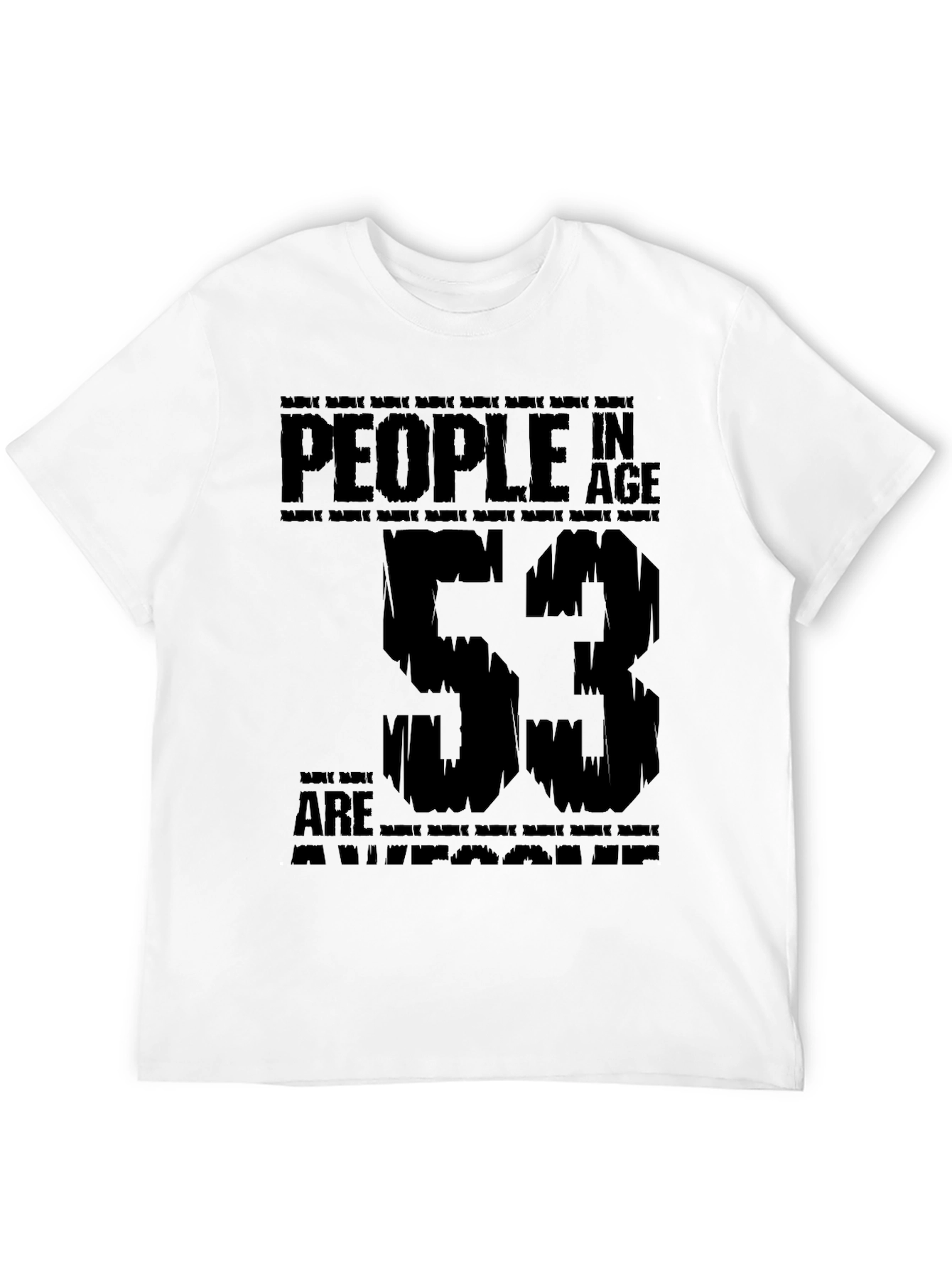 53 Awesome Black Graphic T-Shirt