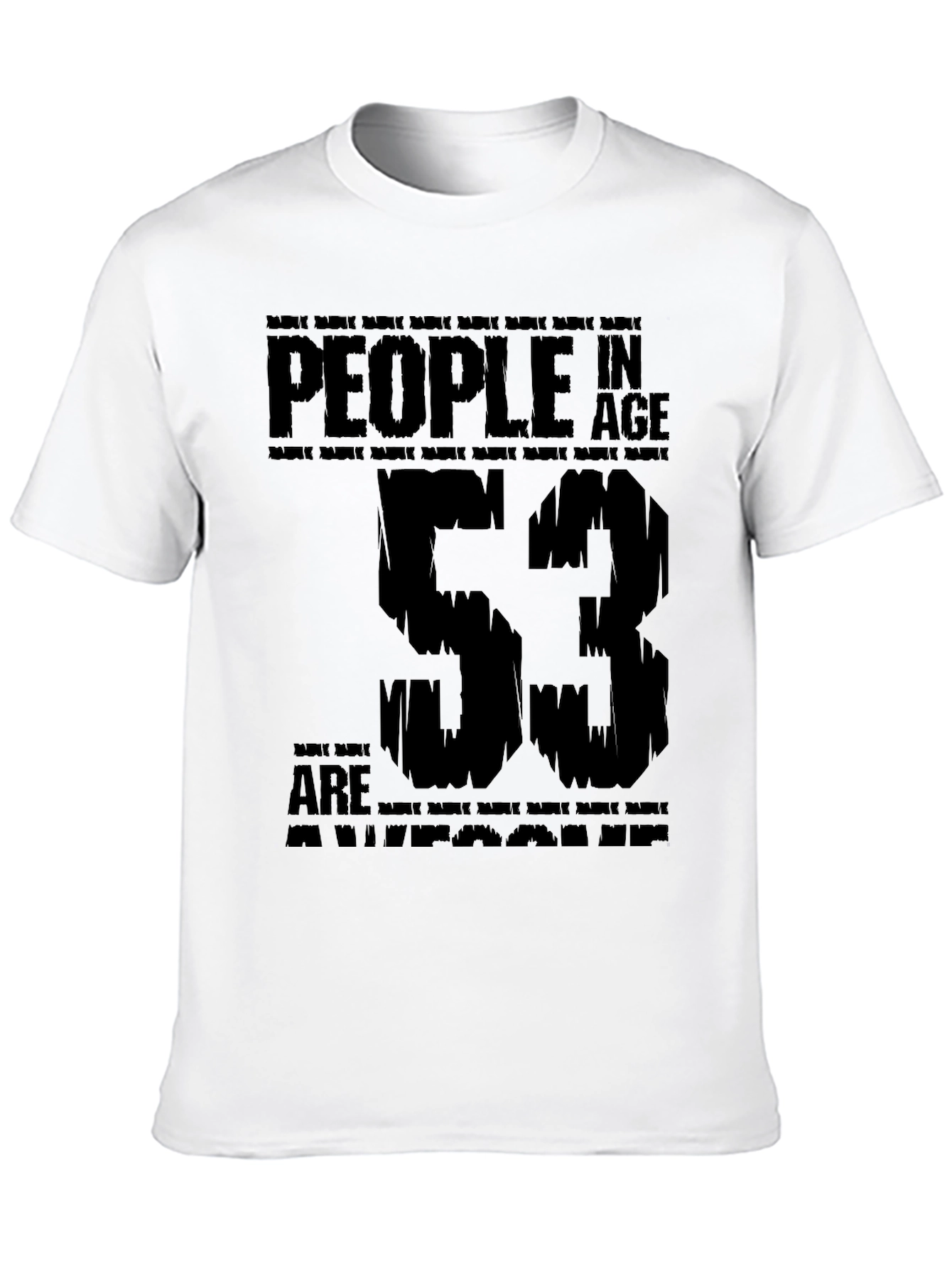 53 Awesome Black Graphic T-Shirt
