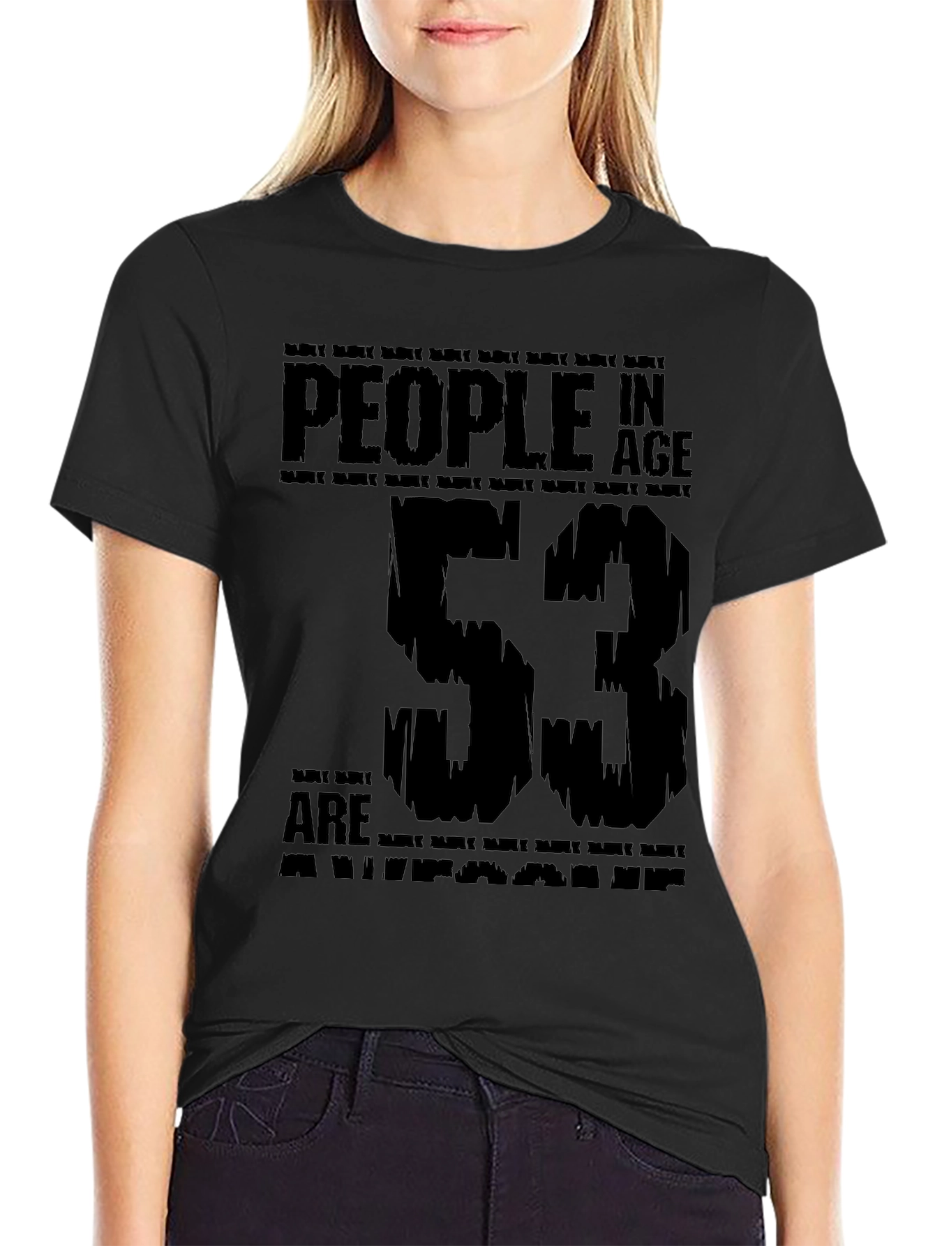 53 Awesome Black Graphic T-Shirt